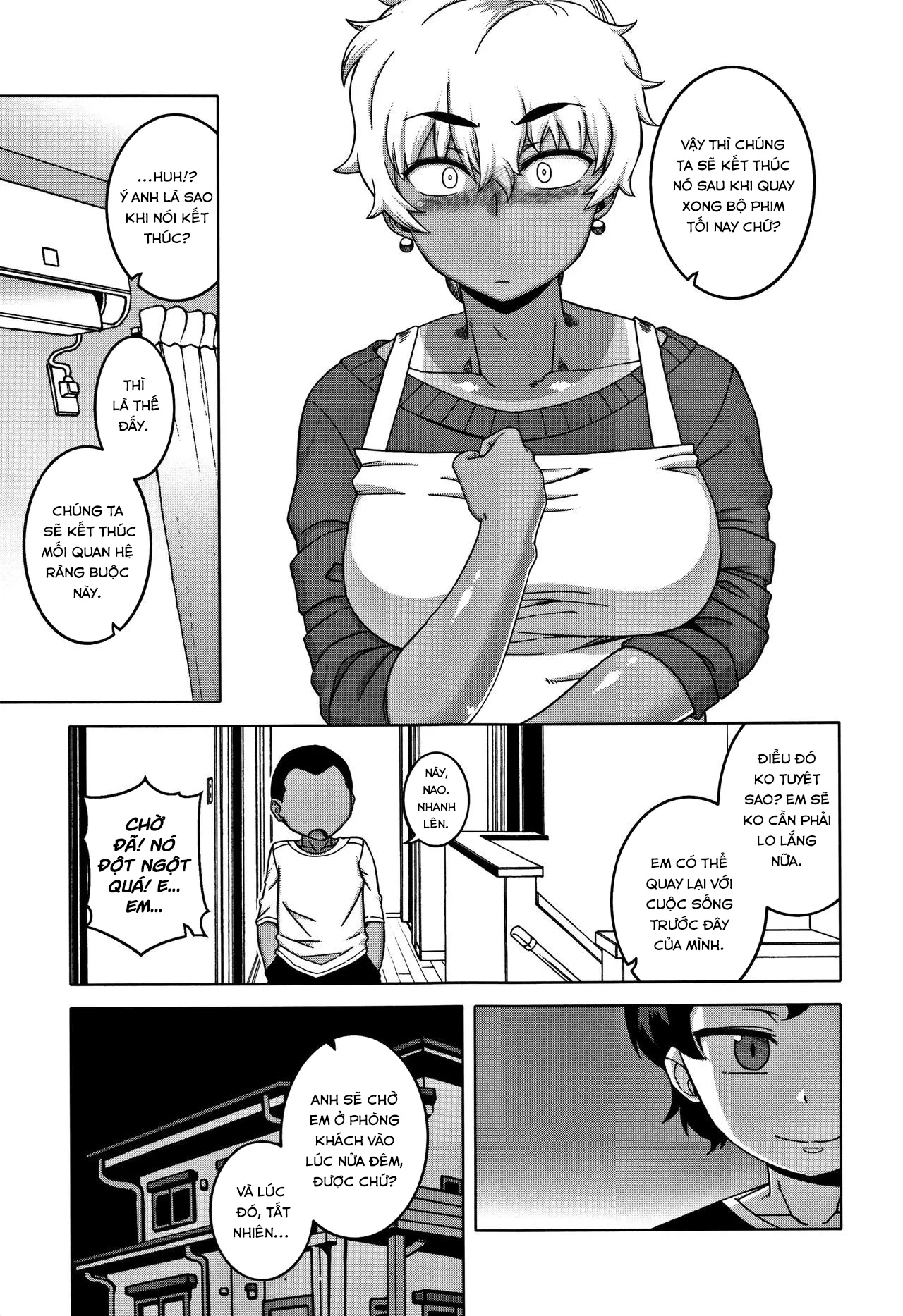HentaiVN.net - Ảnh 9 - Chịch mẹ thằng bạn thân [Hitozuma A-san to Musuko no Yuujin N-kun; Married wife A and son's friend N-kun] - Chap 5