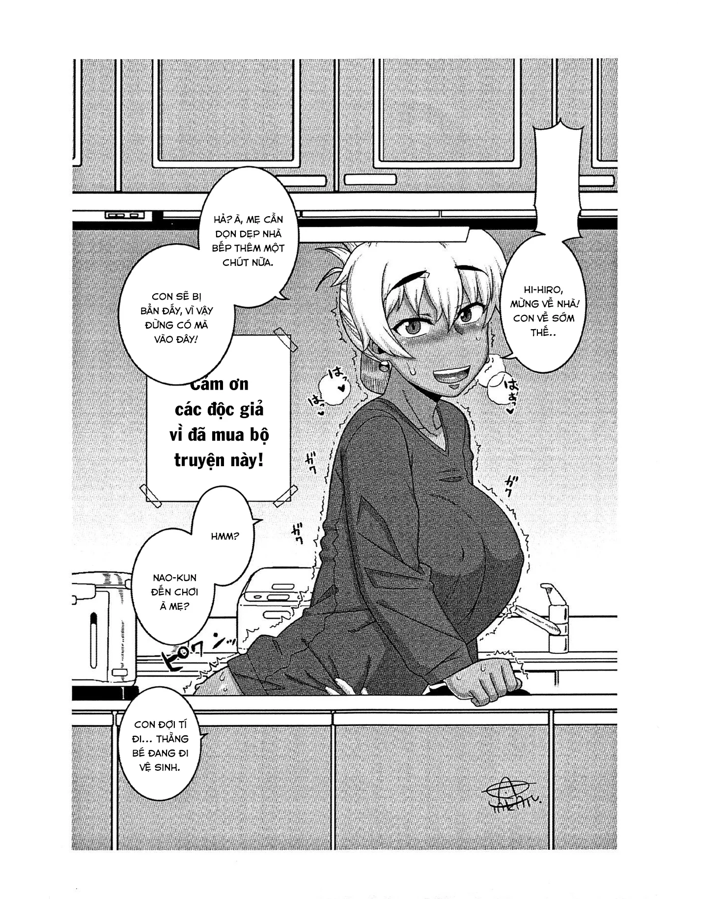 HentaiVN.net - Ảnh 10 - Chịch mẹ thằng bạn thân [Hitozuma A-san to Musuko no Yuujin N-kun; Married wife A and son's friend N-kun] - Chap 7