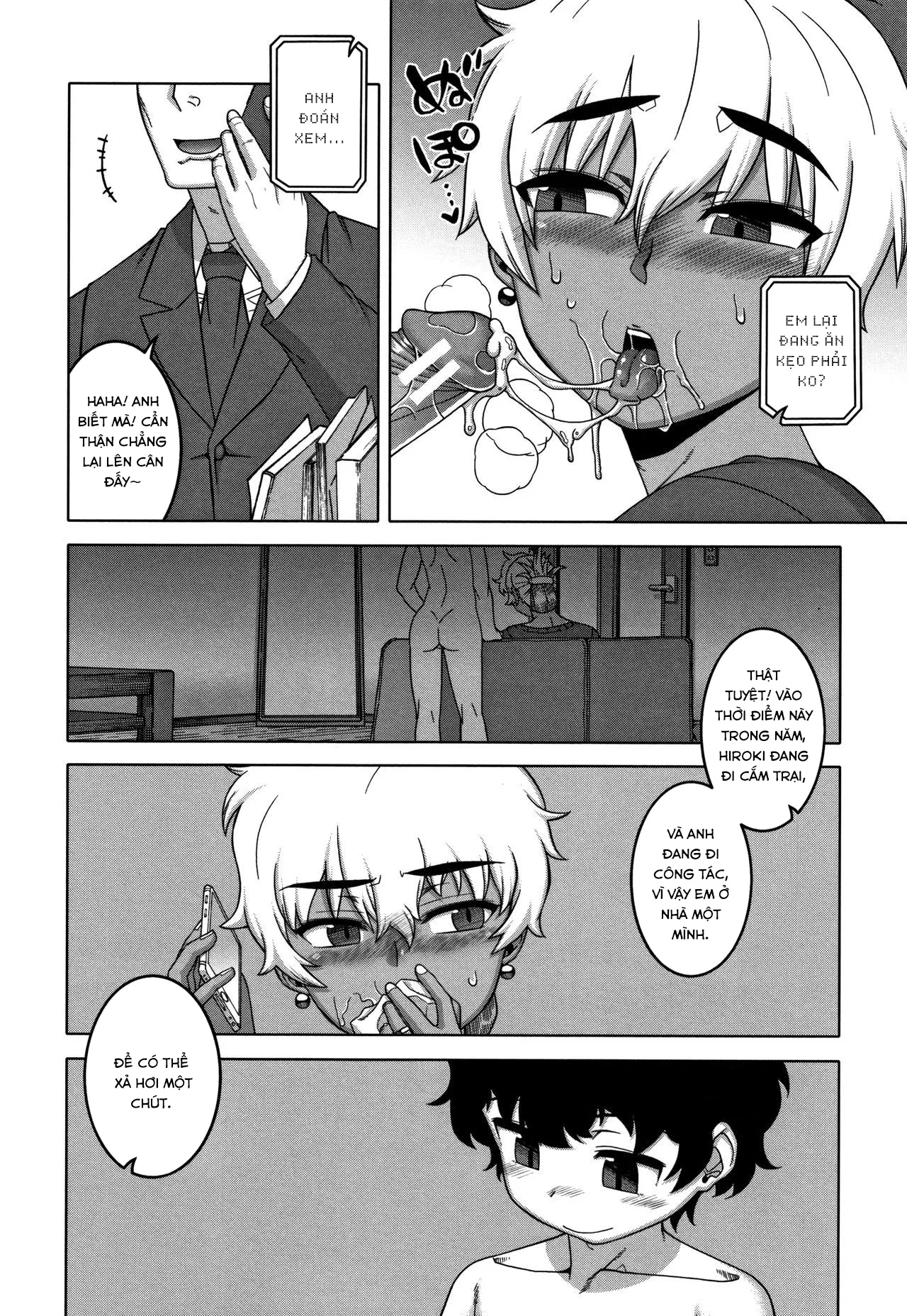 HentaiVN.net - Ảnh 9 - Chịch mẹ thằng bạn thân [Hitozuma A-san to Musuko no Yuujin N-kun; Married wife A and son's friend N-kun] - Chap 8