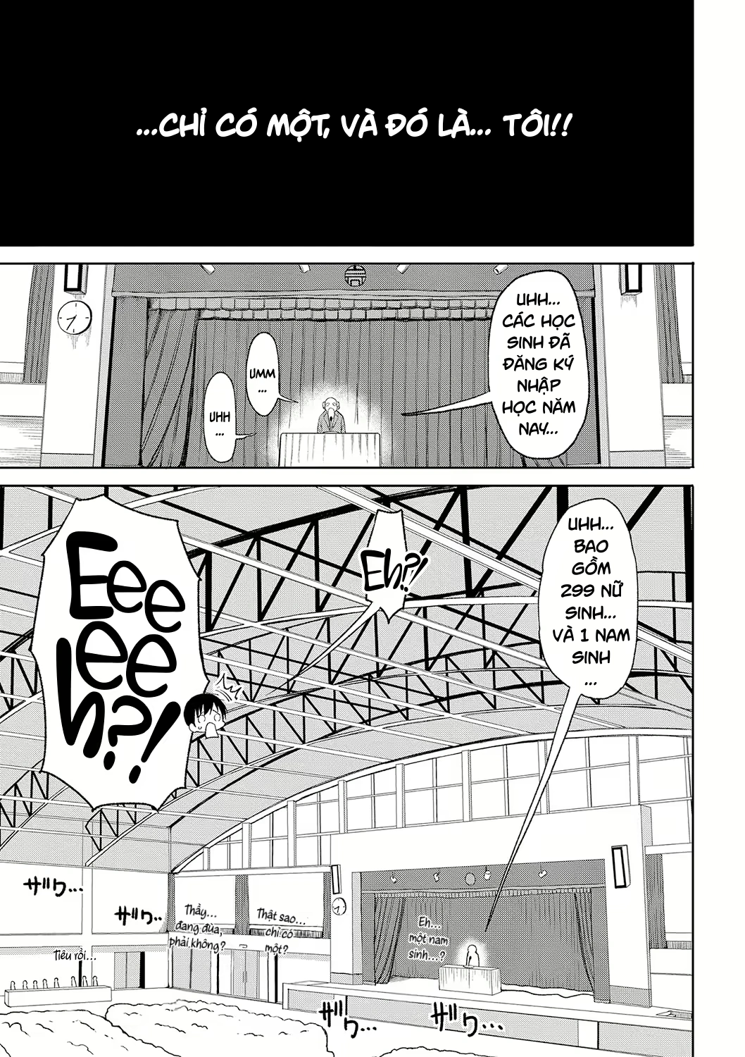 HentaiVN.net - Ảnh 3 - Kotoshi kara Kyougaku no Gakkou ni Nyuugaku shitara Otoko ga Boku dake datta - Chap 1