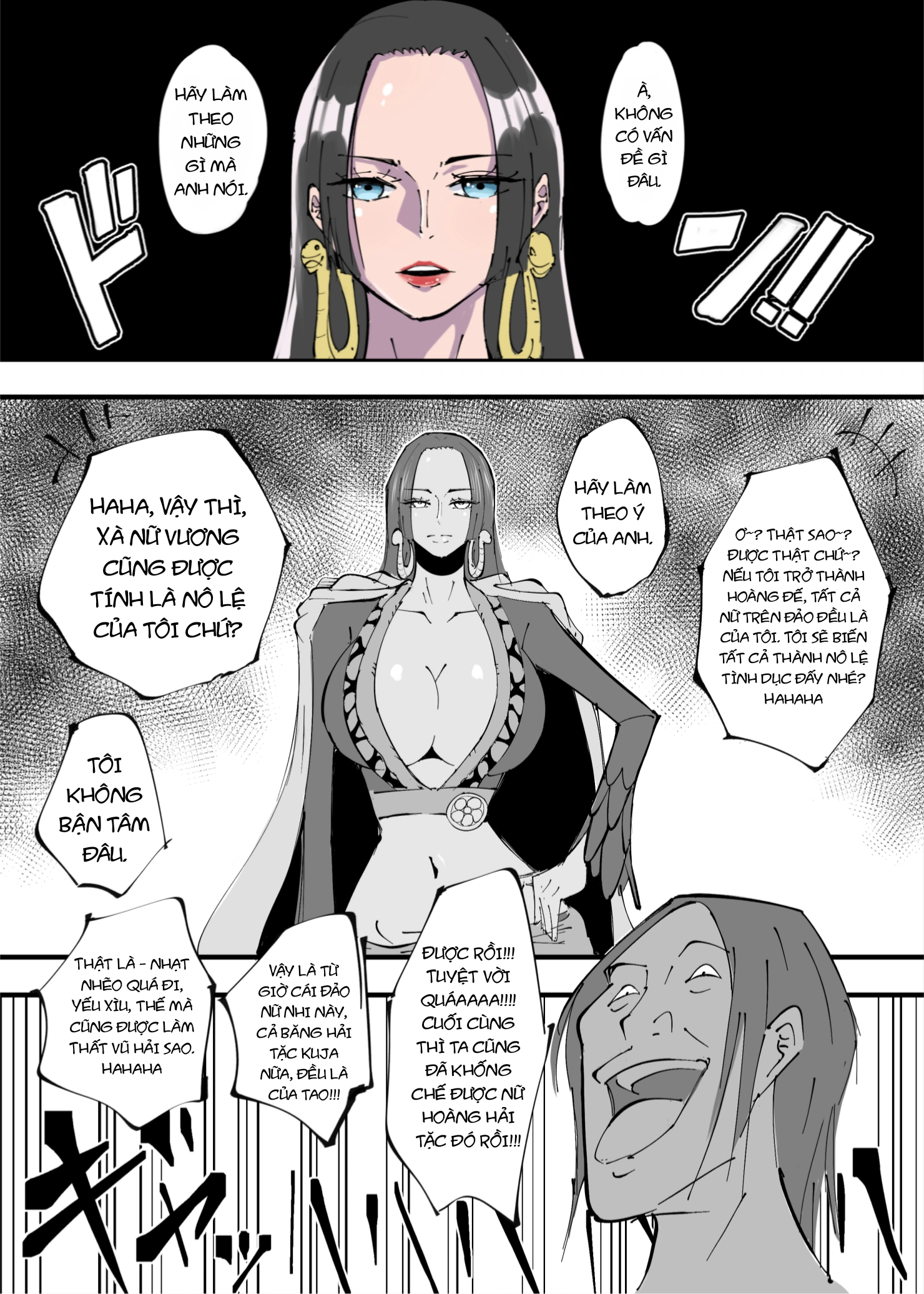 HentaiVN.net - Ảnh 4 - One Piece x Invincible Creepy Man (Boa Hancock) - Chap 1