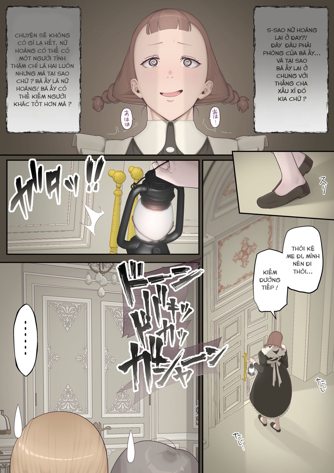HentaiVN.net - Ảnh 9 - [Okushima Izumo] Daraku no Oukyuu - Chap 1