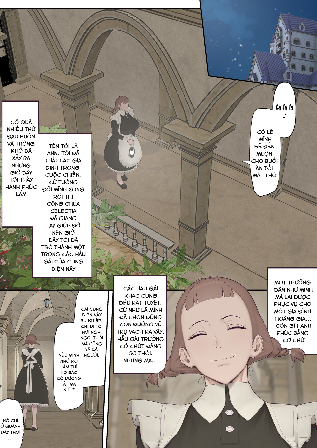 HentaiVN.net - Ảnh 3 - [Okushima Izumo] Daraku no Oukyuu - Chap 5
