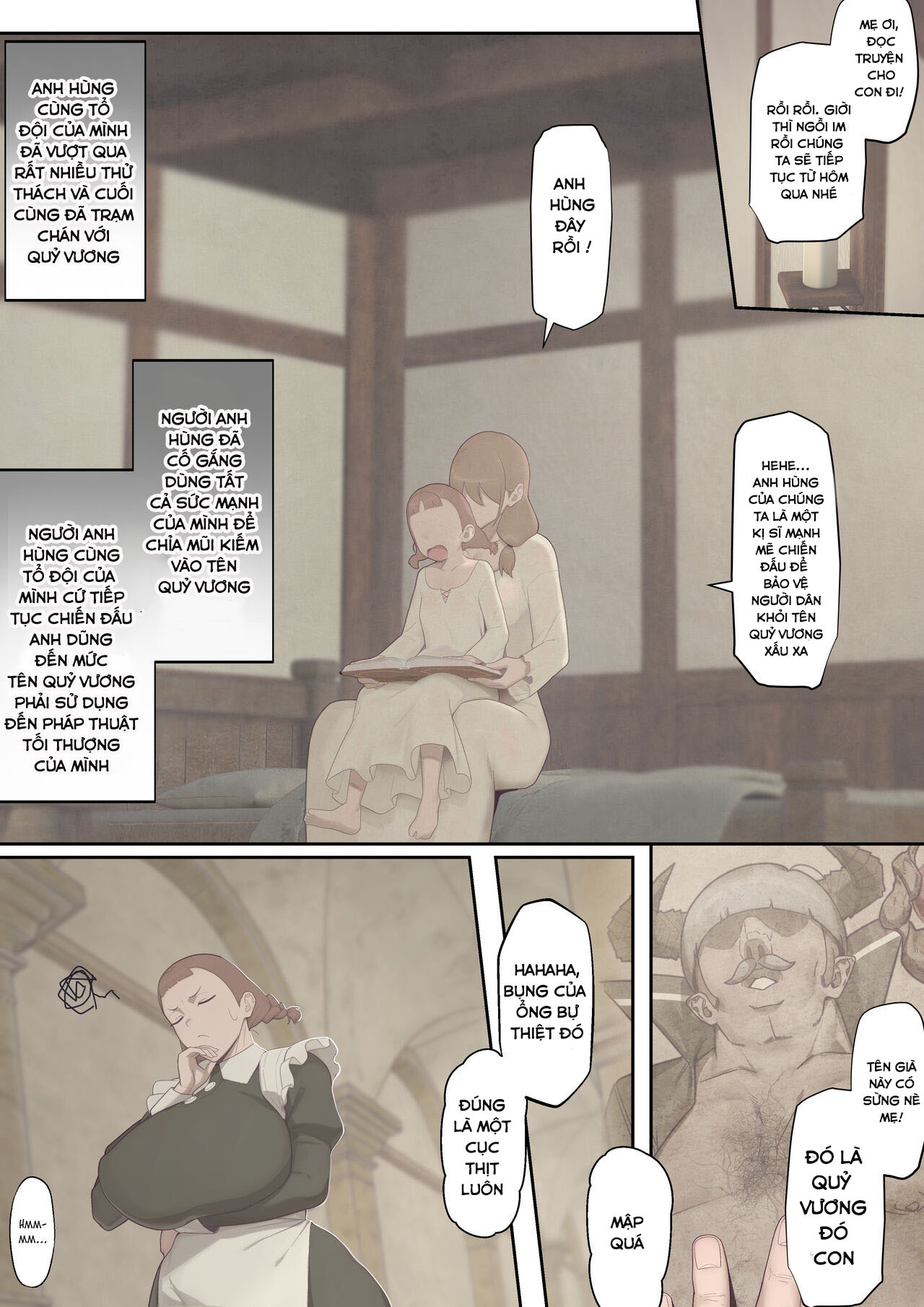 HentaiVN.net - Ảnh 46 - [Okushima Izumo] Daraku no Oukyuu - Chap 5