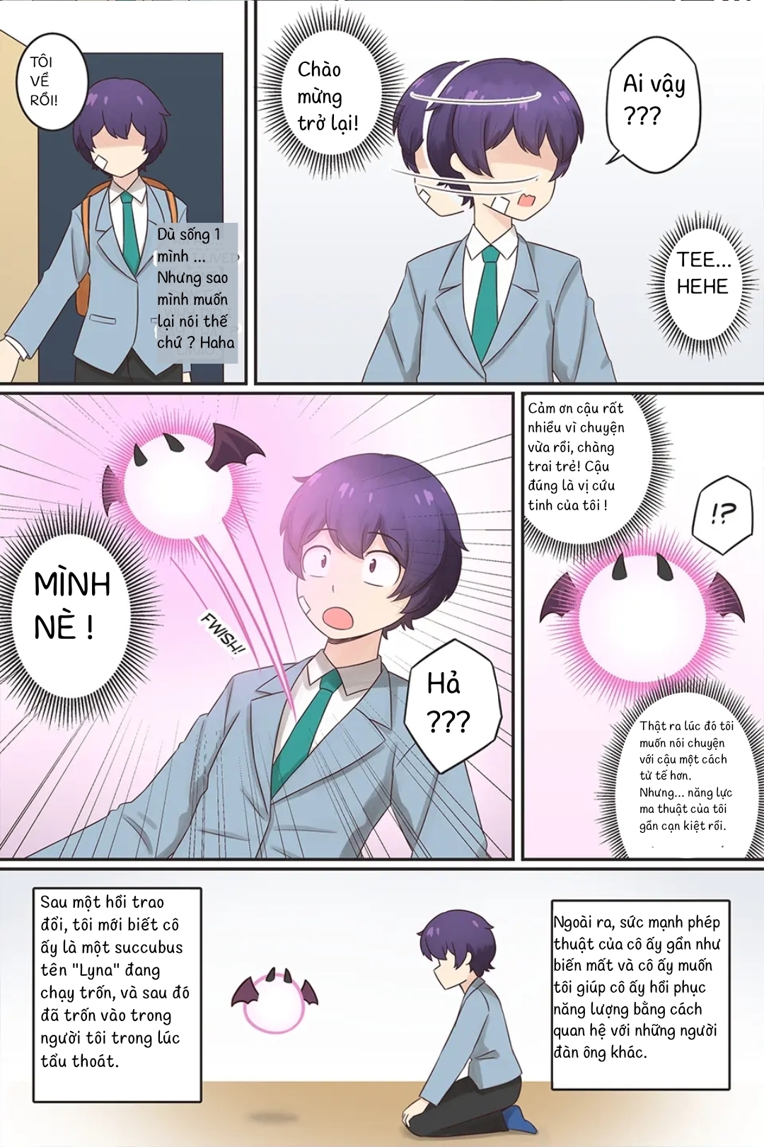 HentaiVN.net - Ảnh 5 - My life as a succubus - Chap 1