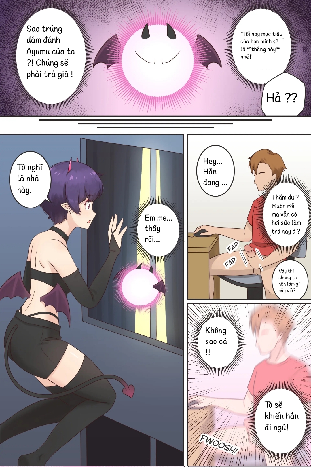 HentaiVN.net - Ảnh 4 - My life as a succubus - Chap 3