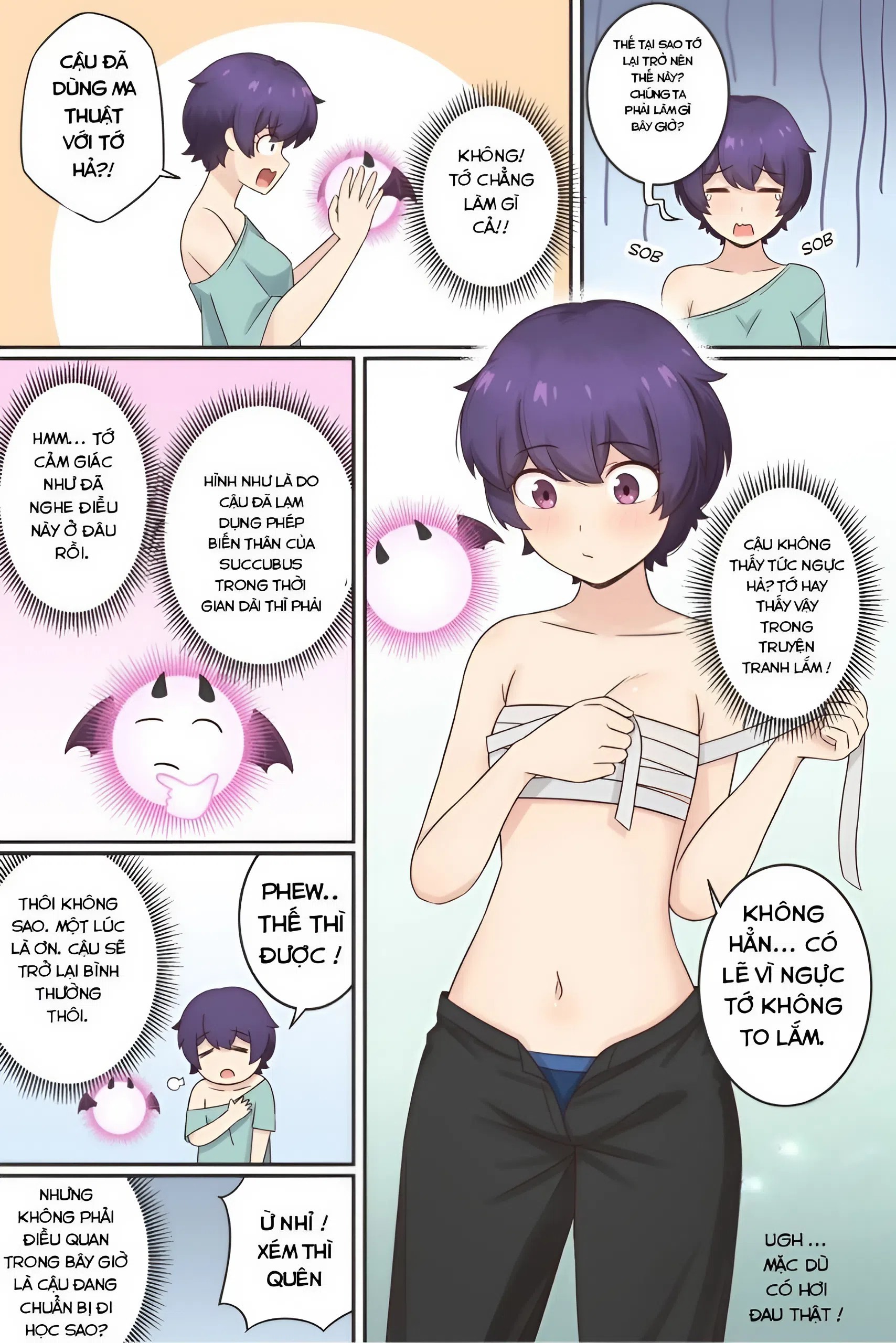 HentaiVN.net - Ảnh 3 - My life as a succubus - Chap 9