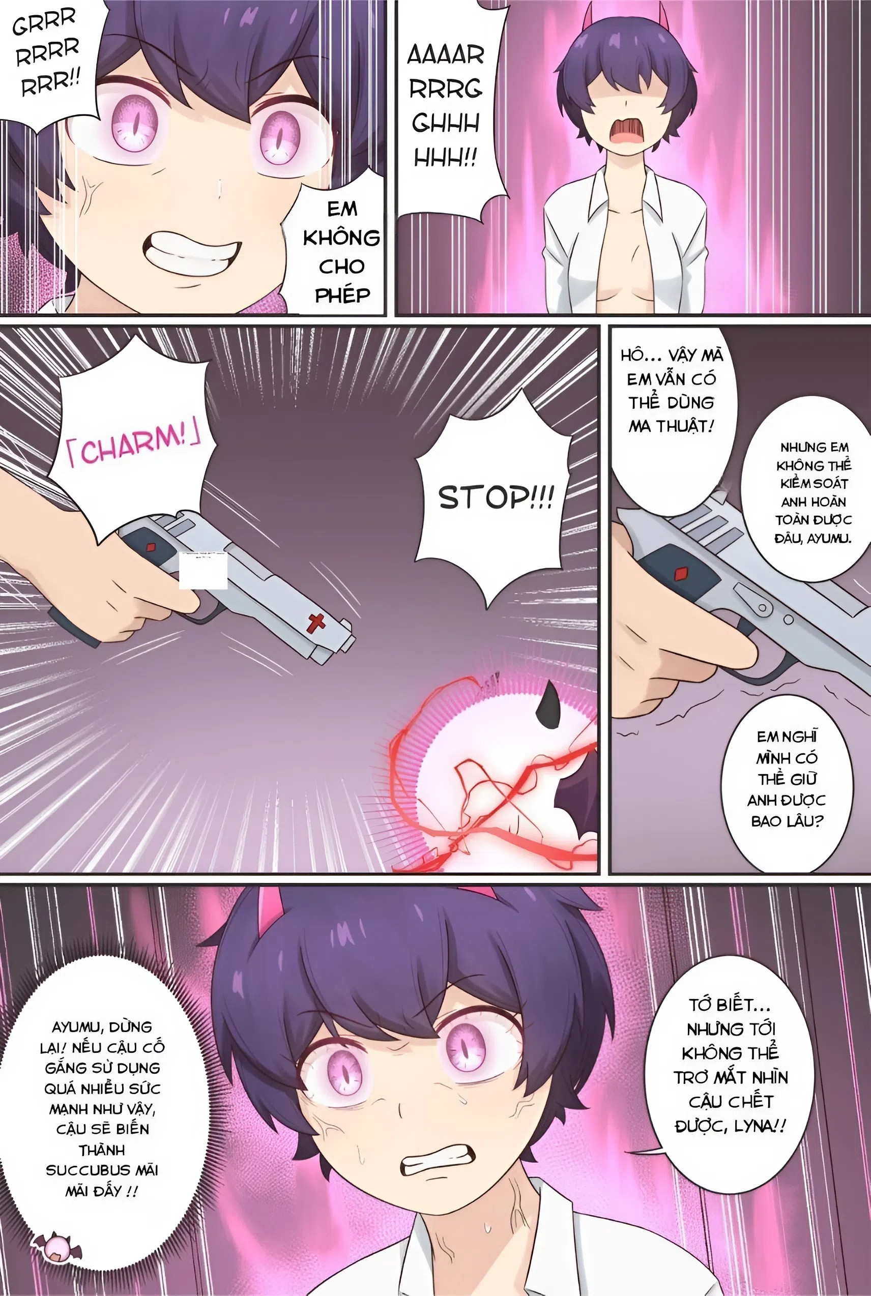 HentaiVN.net - Ảnh 8 - My life as a succubus - Chap 16