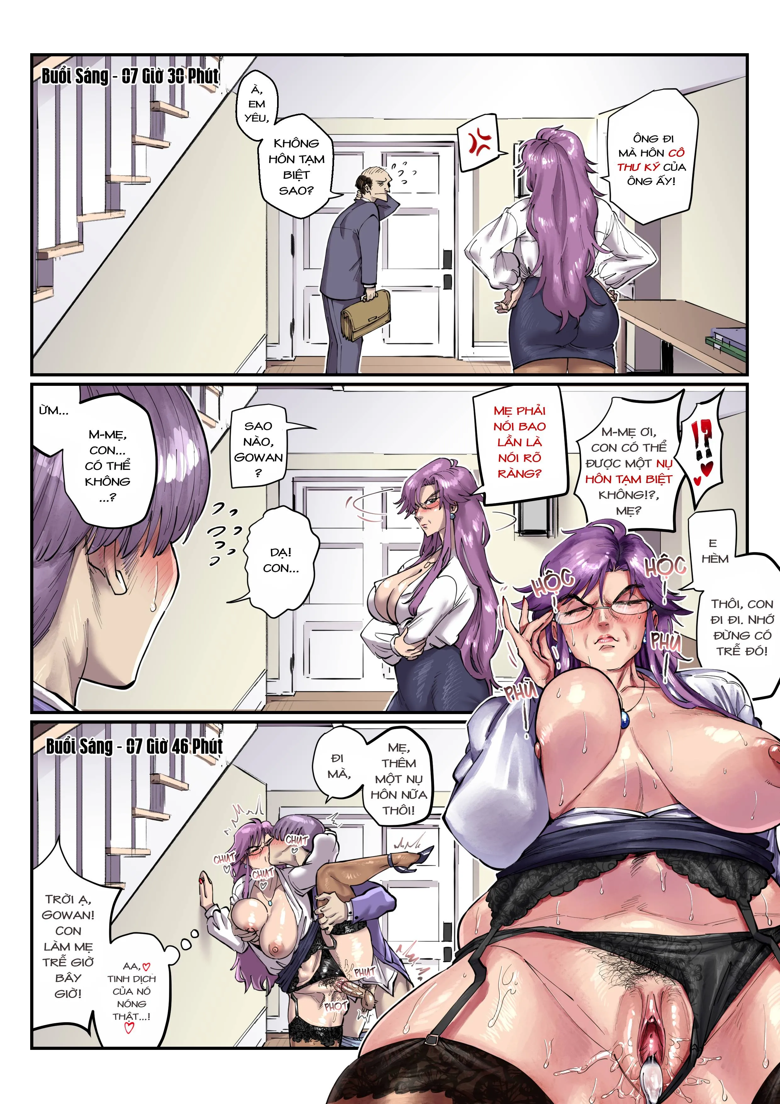 HentaiVN.net - Ảnh 4 - A Strict Mother's - Chap 2