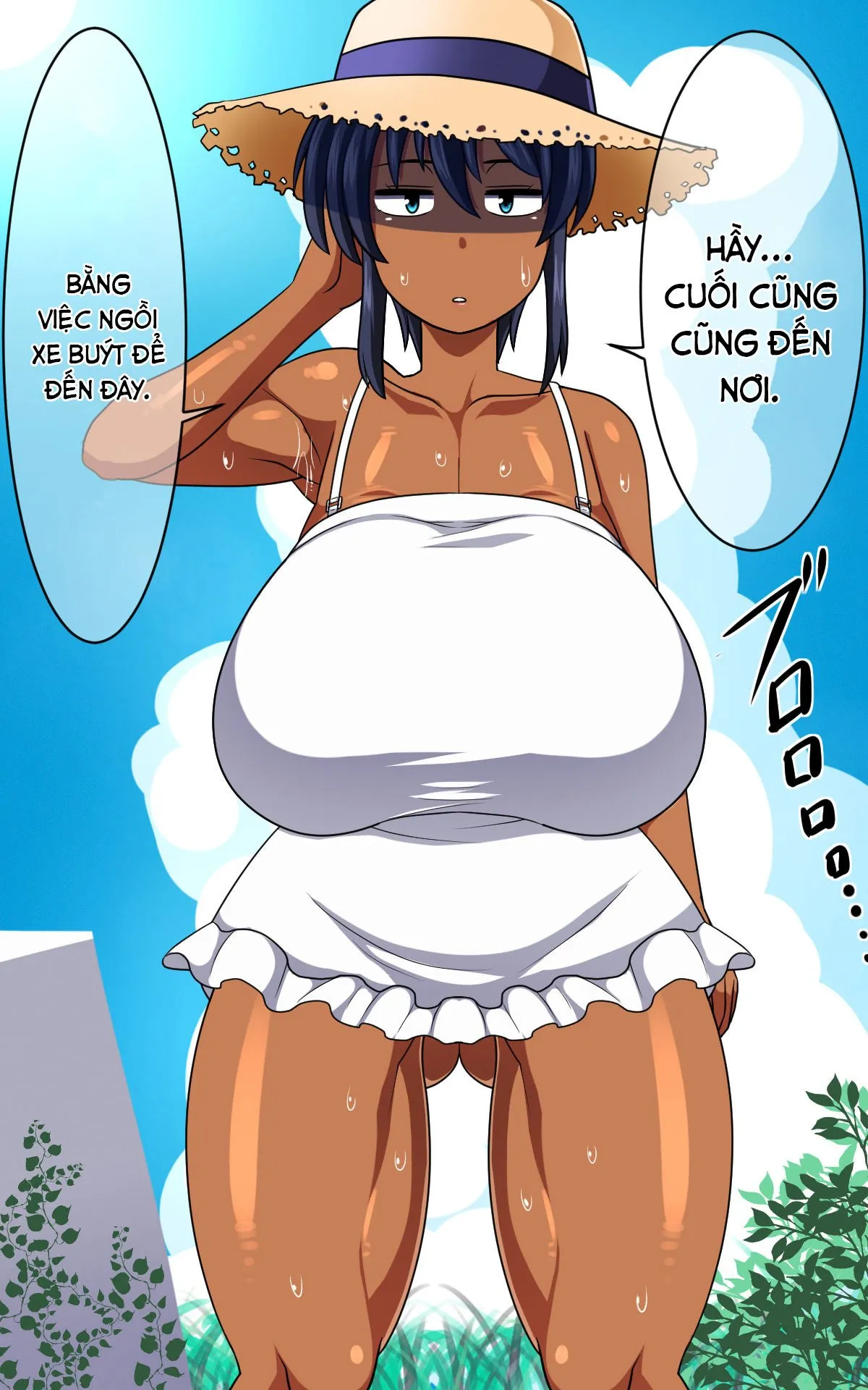 HentaiVN.net - Ảnh 6 - Cô gái da nâu Natsuki-chan và câu chuyện về kì nghỉ hè ở vùng quê - Chap 1
