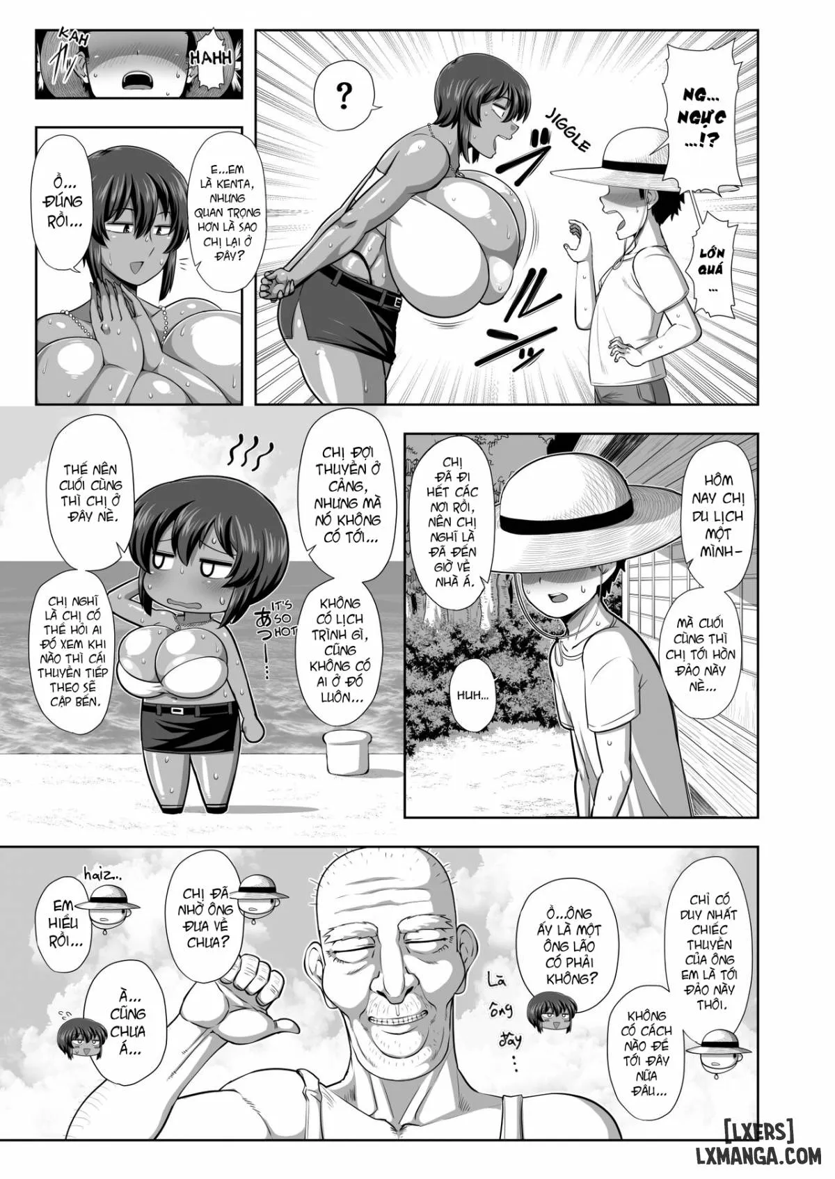 HentaiVN.net - Ảnh 4 - Cô gái da nâu Natsuki-chan và câu chuyện về kì nghỉ hè ở vùng quê - Chap 2
