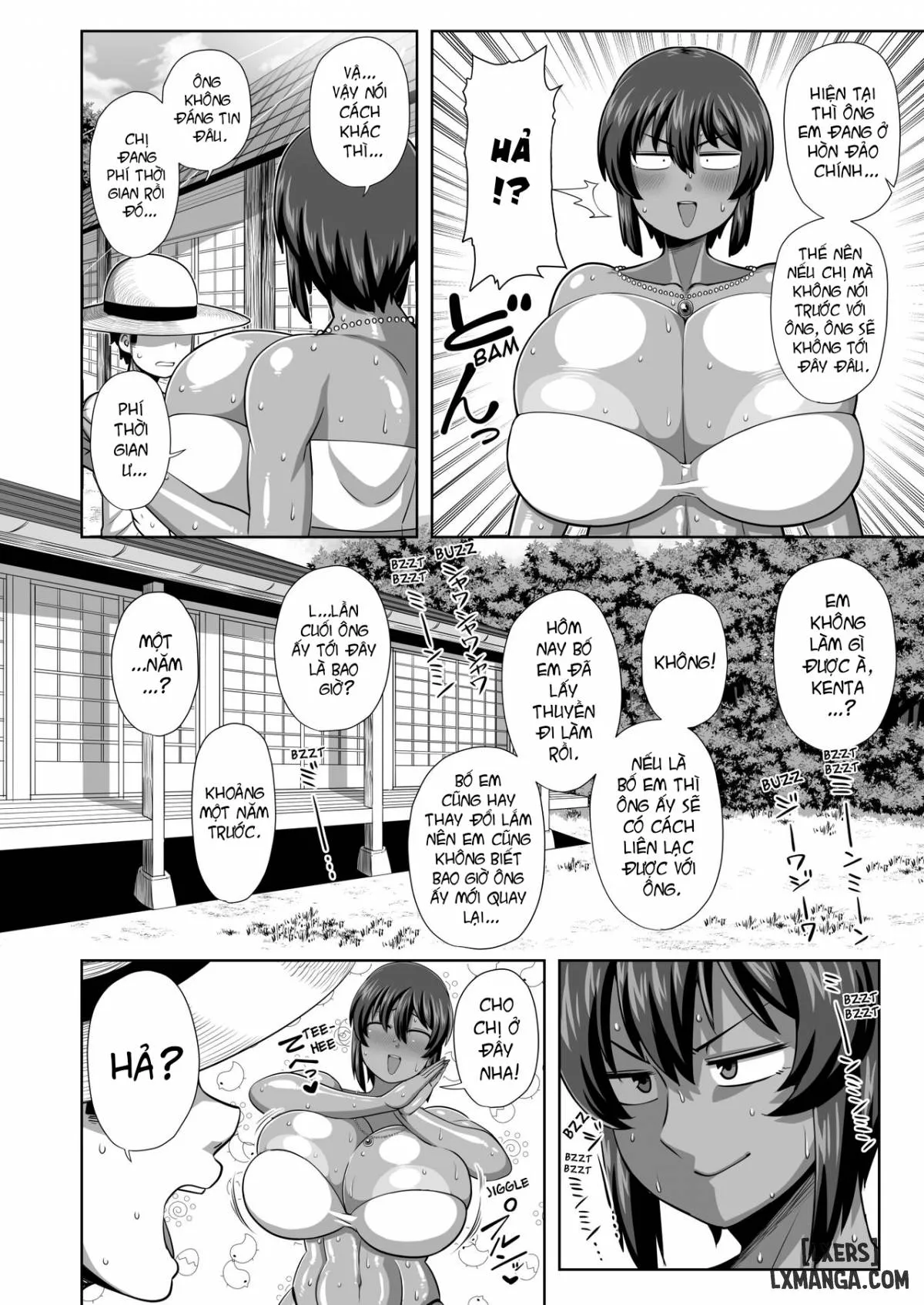 HentaiVN.net - Ảnh 5 - Cô gái da nâu Natsuki-chan và câu chuyện về kì nghỉ hè ở vùng quê - Chap 2