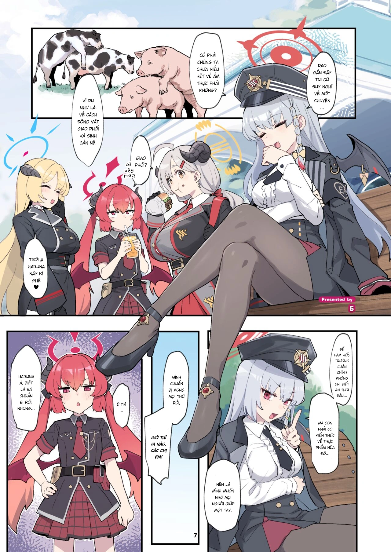 HentaiVN.net - Ảnh 3 - Tuyển tập xiếc thú Blue Archive! Vol.1 - Chap 1