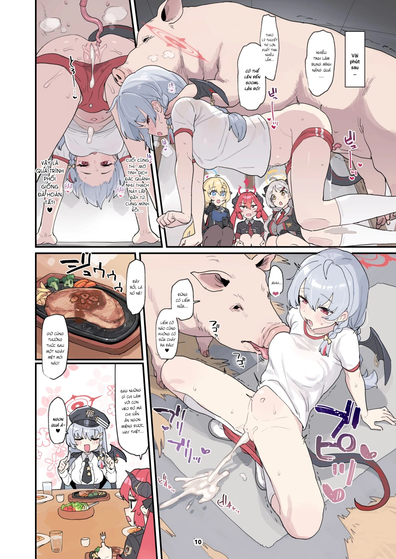 HentaiVN.net - Ảnh 6 - Tuyển tập xiếc thú Blue Archive! Vol.1 - Chap 1
