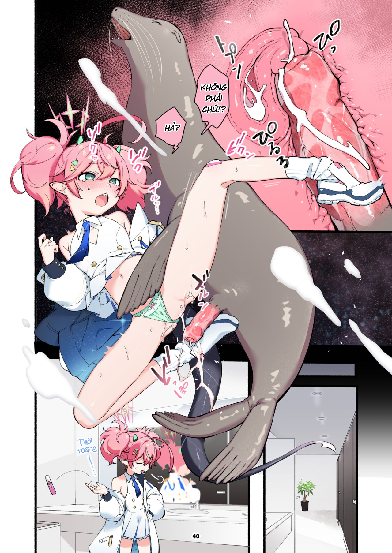 HentaiVN.net - Ảnh 5 - Tuyển tập xiếc thú Blue Archive! Vol.1 - Chap 3