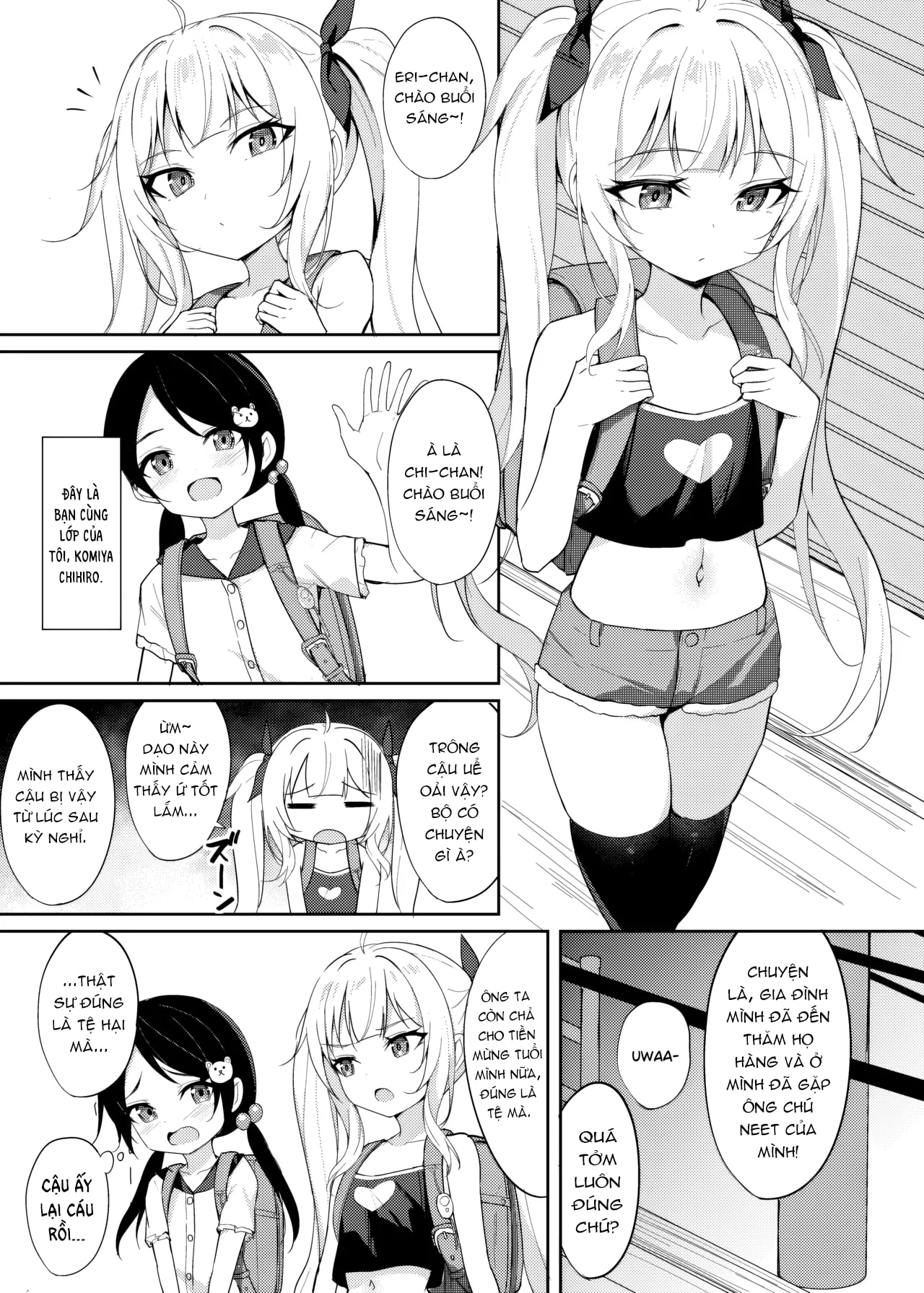HentaiVN.net - Ảnh 3 - Ông chú dạy cháu gái bố láo bằng cách thôi miên. [Mesugaki Wakarase Saimin ; Bitch Girl Obedience Hypno] - Chap 2