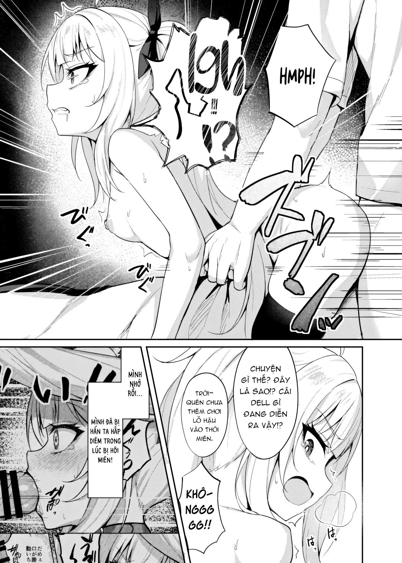 HentaiVN.net - Ảnh 21 - Ông chú dạy cháu gái bố láo bằng cách thôi miên. [Mesugaki Wakarase Saimin ; Bitch Girl Obedience Hypno] - Chap 2