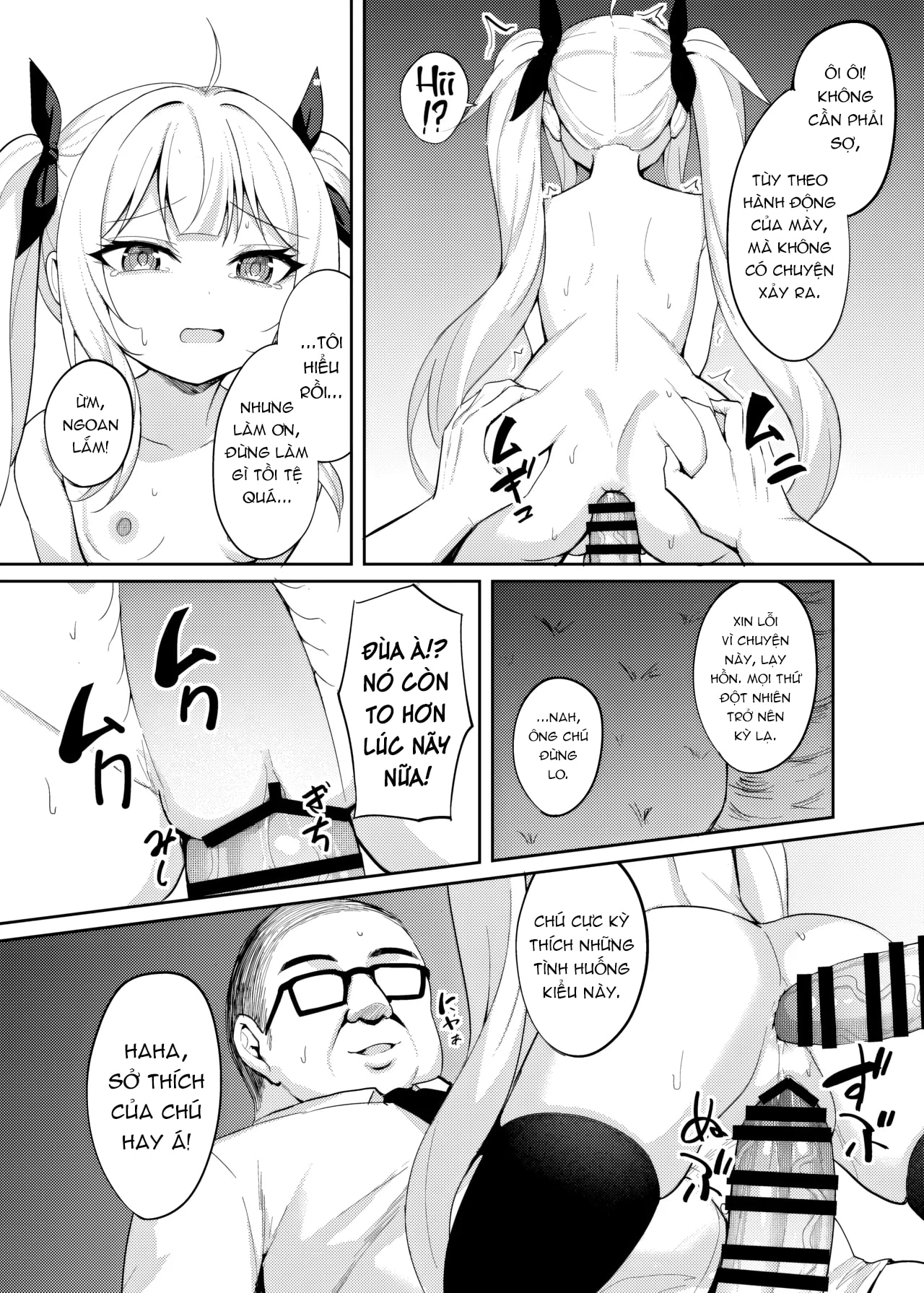 HentaiVN.net - Ảnh 24 - Ông chú dạy cháu gái bố láo bằng cách thôi miên. [Mesugaki Wakarase Saimin ; Bitch Girl Obedience Hypno] - Chap 2