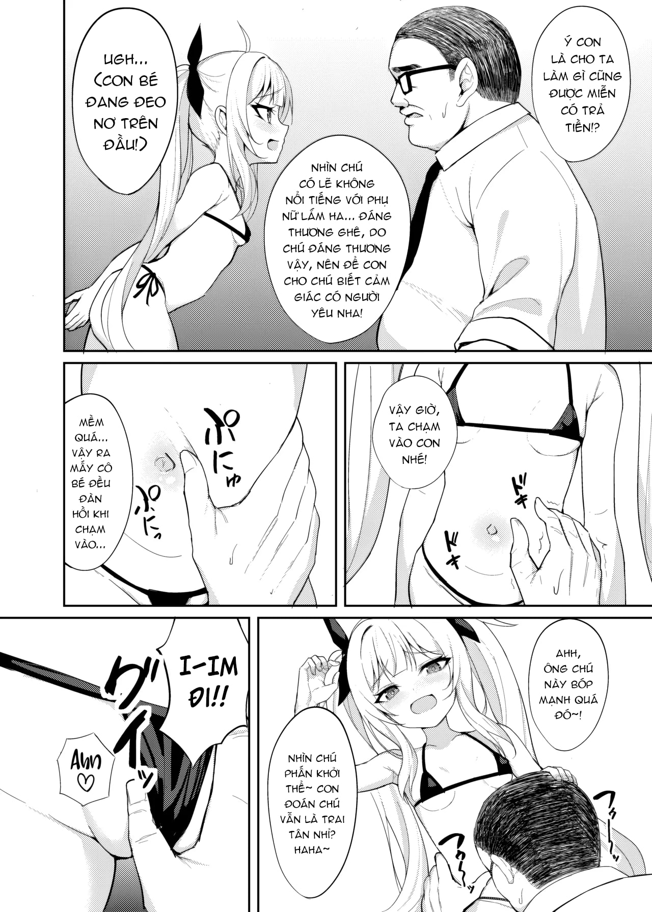 HentaiVN.net - Ảnh 10 - Ông chú dạy cháu gái bố láo bằng cách thôi miên. [Mesugaki Wakarase Saimin ; Bitch Girl Obedience Hypno] - Chap 2
