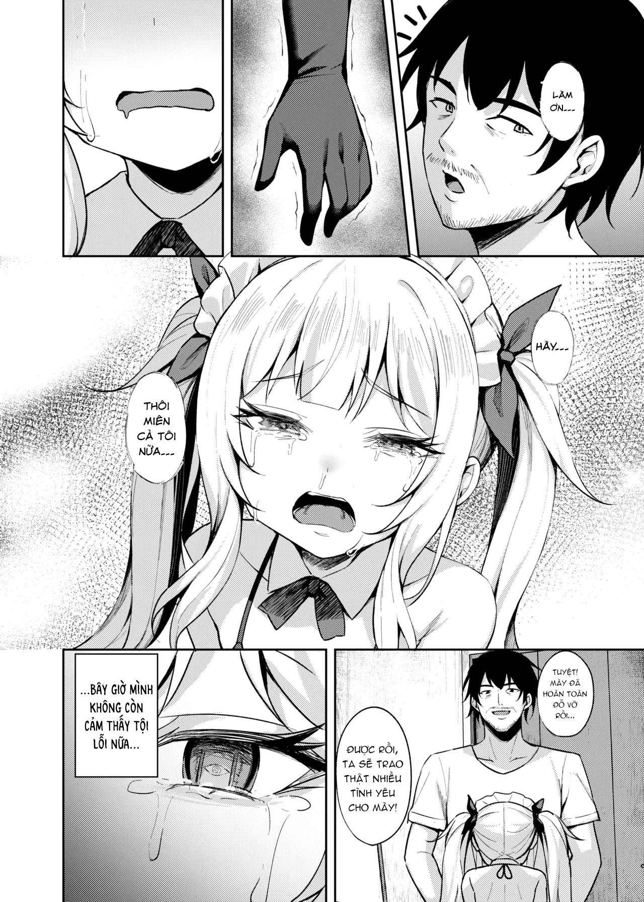 HentaiVN.net - Ảnh 28 - Ông chú dạy cháu gái bố láo bằng cách thôi miên. [Mesugaki Wakarase Saimin ; Bitch Girl Obedience Hypno] - Chap 3