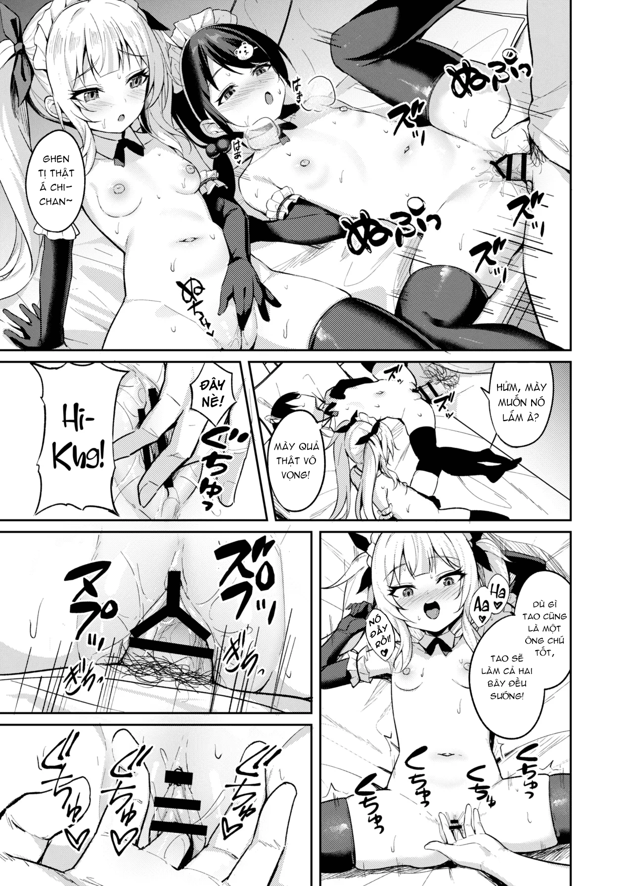 HentaiVN.net - Ảnh 31 - Ông chú dạy cháu gái bố láo bằng cách thôi miên. [Mesugaki Wakarase Saimin ; Bitch Girl Obedience Hypno] - Chap 3