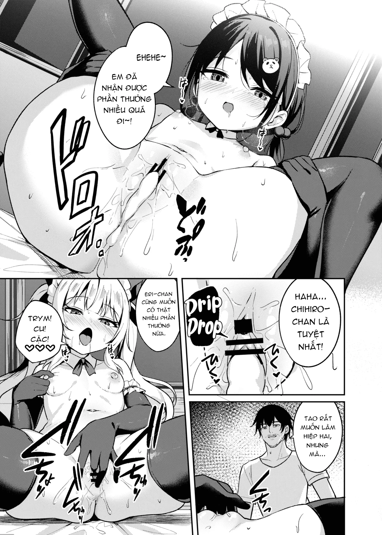 HentaiVN.net - Ảnh 33 - Ông chú dạy cháu gái bố láo bằng cách thôi miên. [Mesugaki Wakarase Saimin ; Bitch Girl Obedience Hypno] - Chap 3
