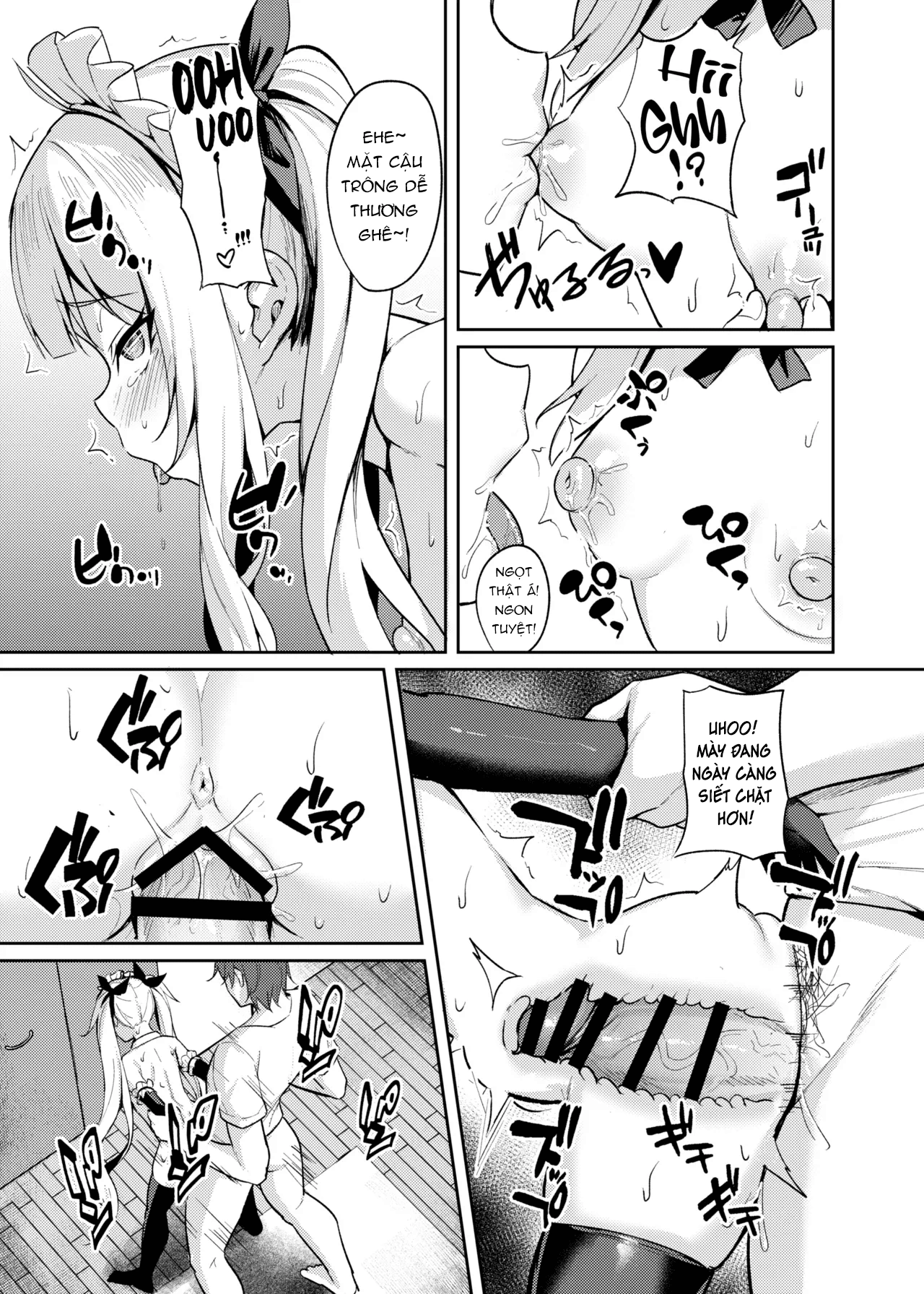 HentaiVN.net - Ảnh 37 - Ông chú dạy cháu gái bố láo bằng cách thôi miên. [Mesugaki Wakarase Saimin ; Bitch Girl Obedience Hypno] - Chap 3