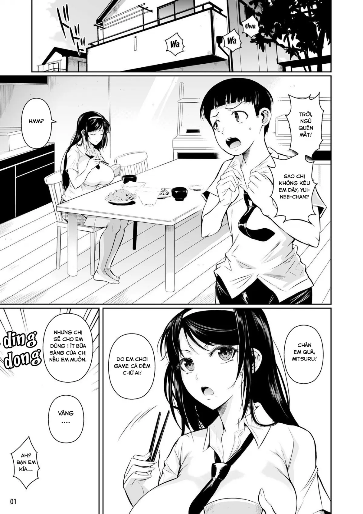 HentaiVN.net - Ảnh 5 - Những người chị cao cả [Touchuukasou; Người chị cao cả] - Chap 1