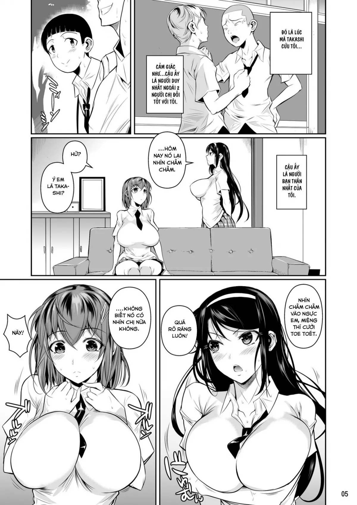HentaiVN.net - Ảnh 9 - Những người chị cao cả [Touchuukasou; Người chị cao cả] - Chap 1