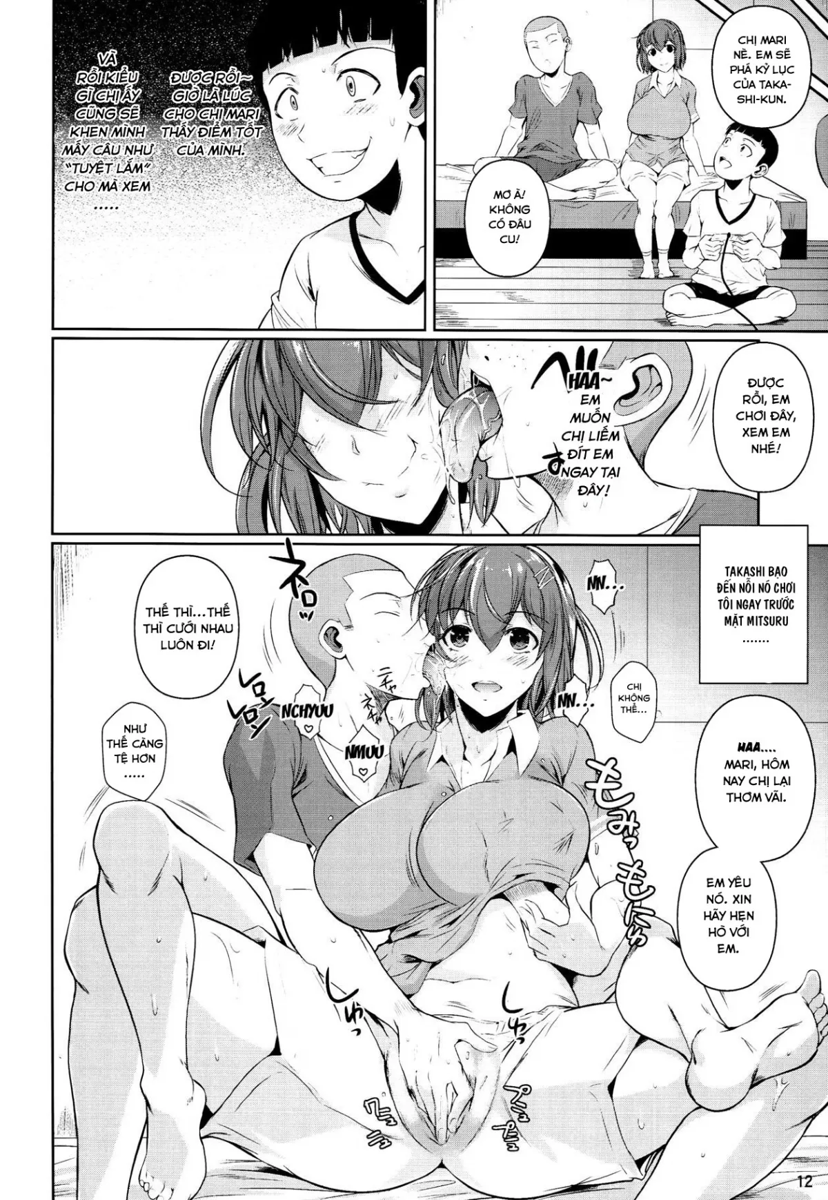 HentaiVN.net - Ảnh 16 - Những người chị cao cả [Touchuukasou; Người chị cao cả] - Chap 3