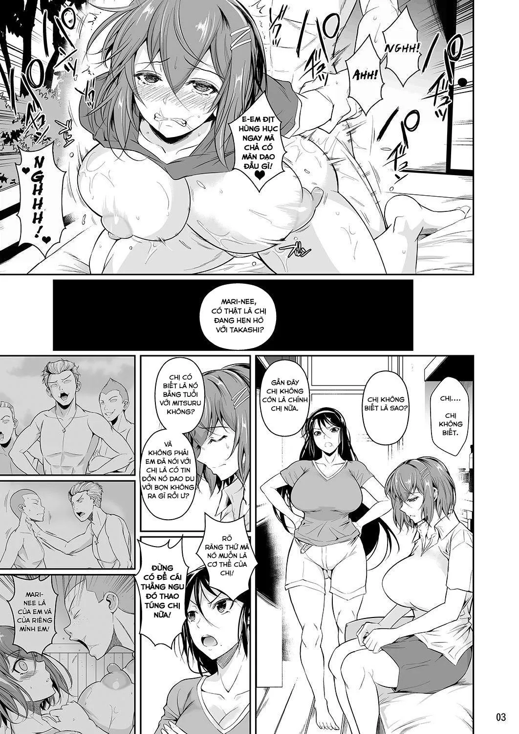 HentaiVN.net - Ảnh 7 - Những người chị cao cả [Touchuukasou; Người chị cao cả] - Chap 7