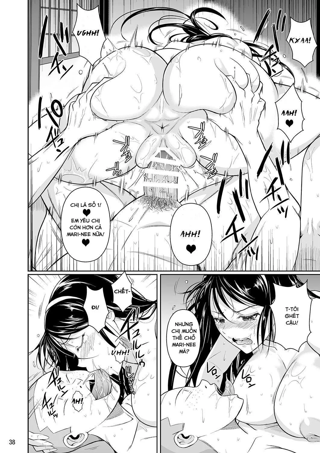 HentaiVN.net - Ảnh 19 - Những người chị cao cả [Touchuukasou; Người chị cao cả] - Chap 8