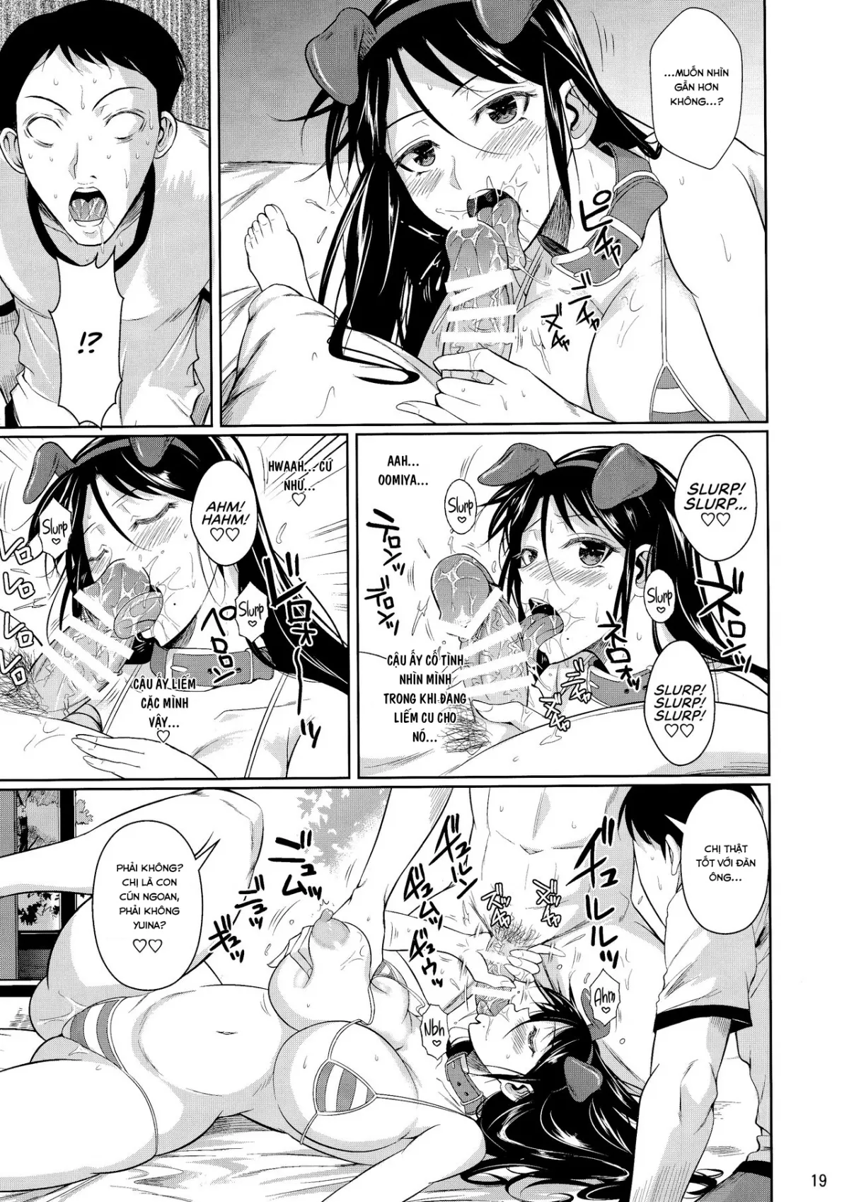 HentaiVN.net - Ảnh 23 - Những người chị cao cả [Touchuukasou; Người chị cao cả] - Chap 12