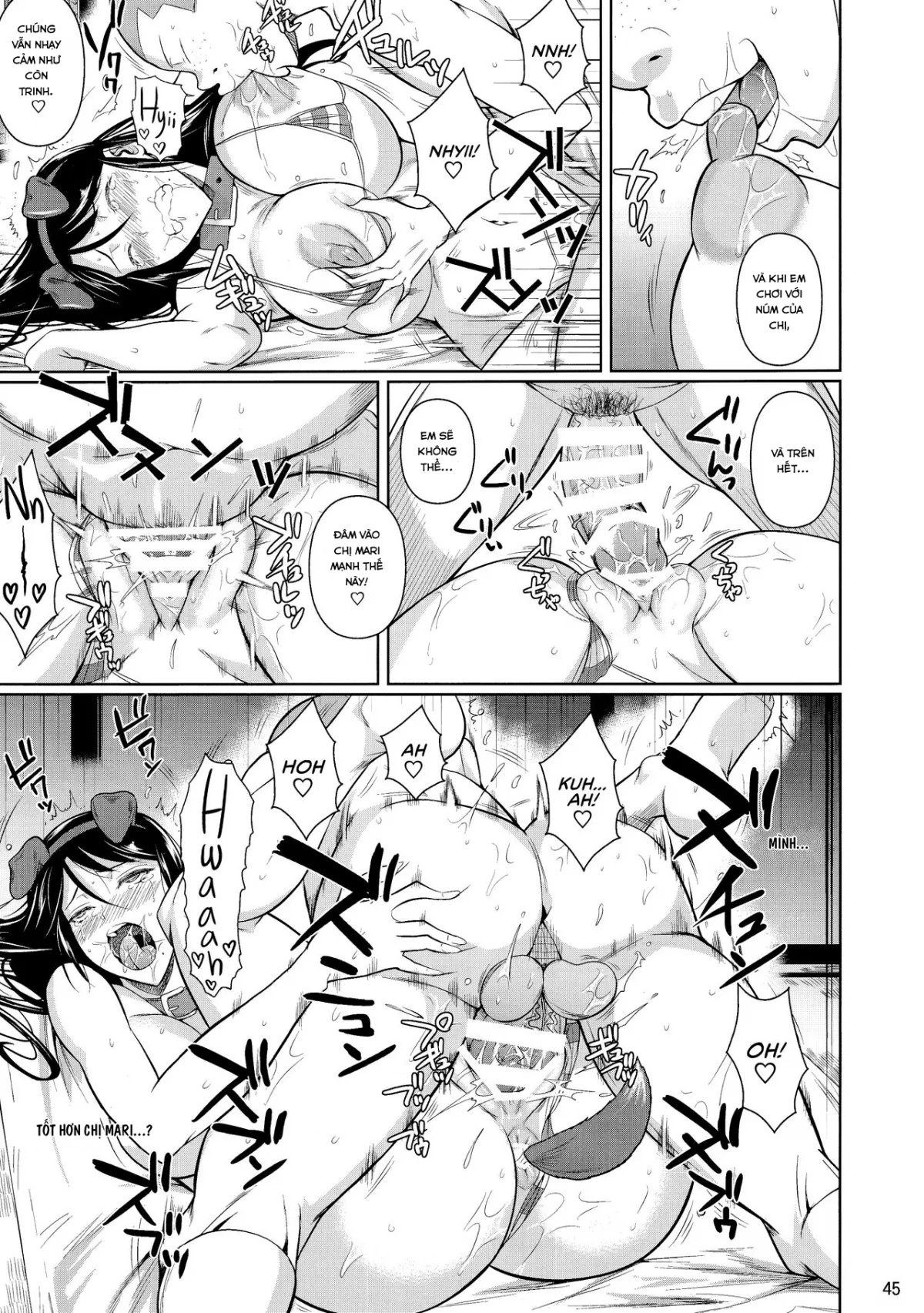 HentaiVN.net - Ảnh 19 - Những người chị cao cả [Touchuukasou; Người chị cao cả] - Chap 13