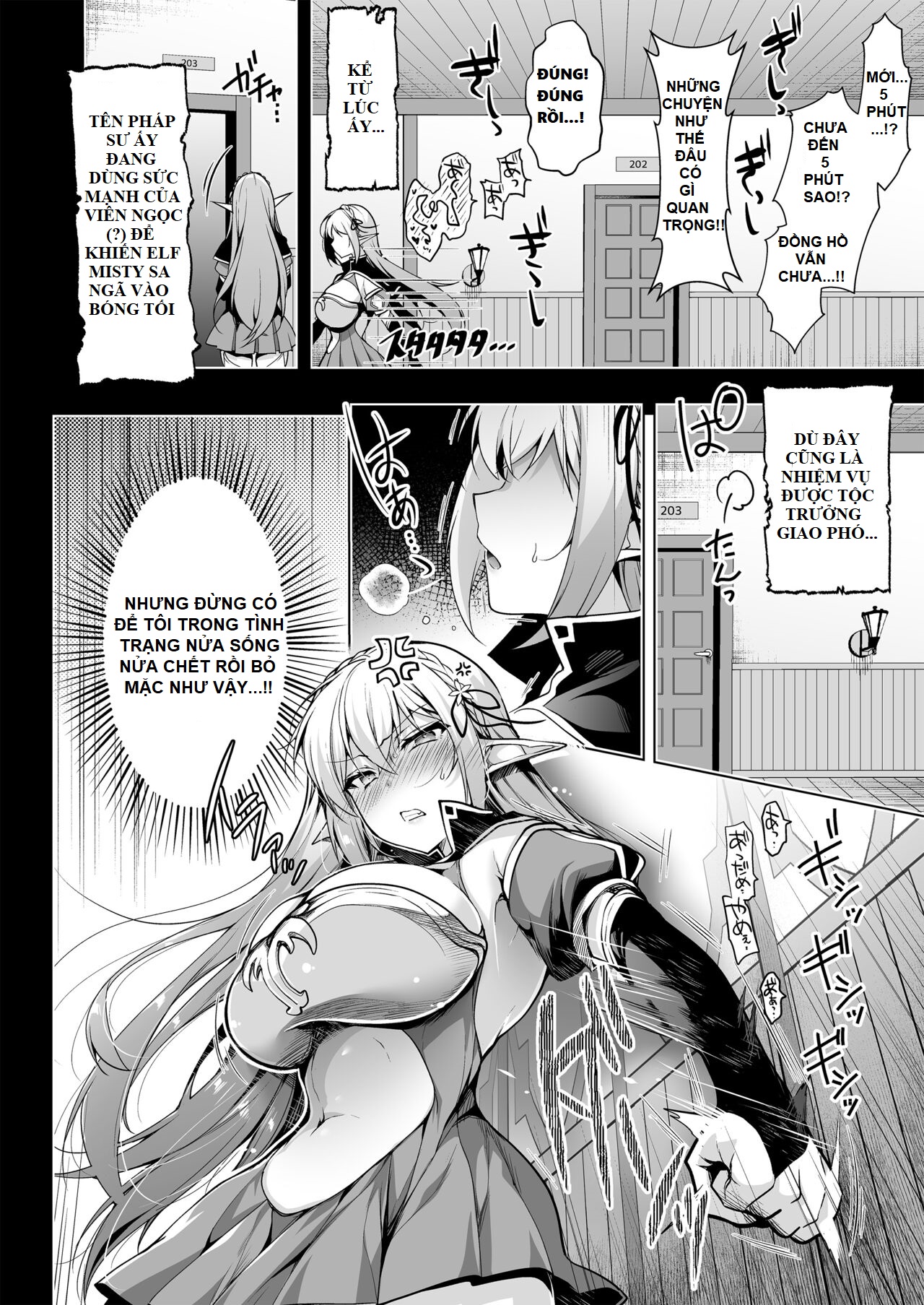 HentaiVN.net - Ảnh 11 - Elf ni Inmon o Tsukeru Hon - Chap 3
