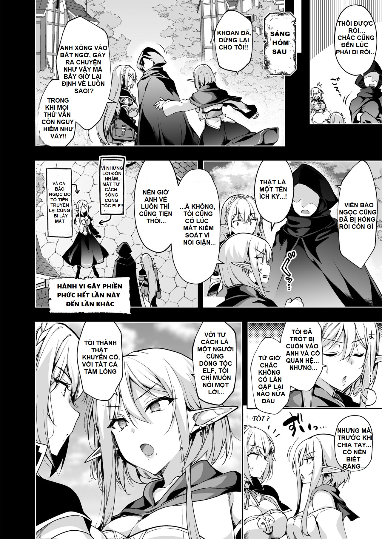 HentaiVN.net - Ảnh 15 - Elf ni Inmon o Tsukeru Hon - Chap 3