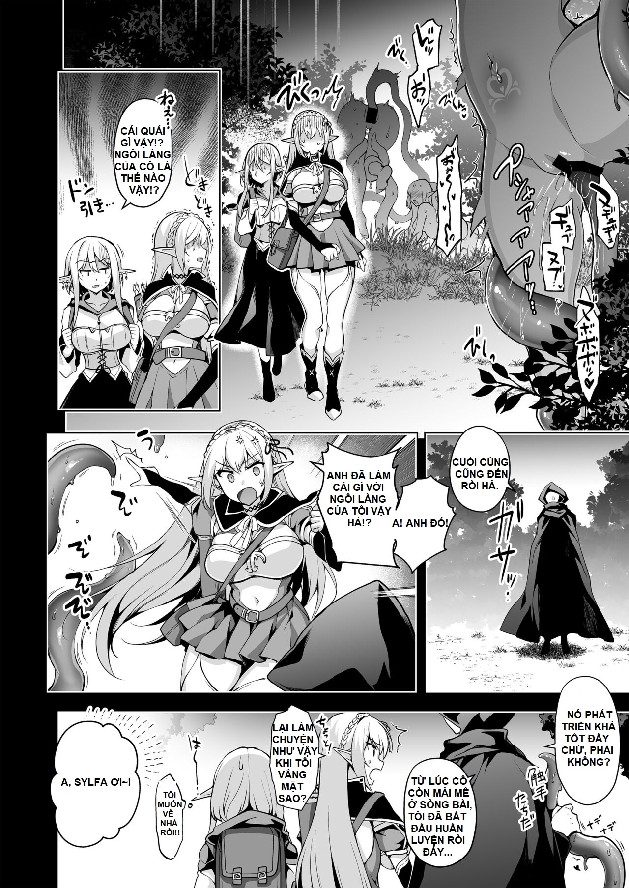 HentaiVN.net - Ảnh 23 - Elf ni Inmon o Tsukeru Hon - Chap 3