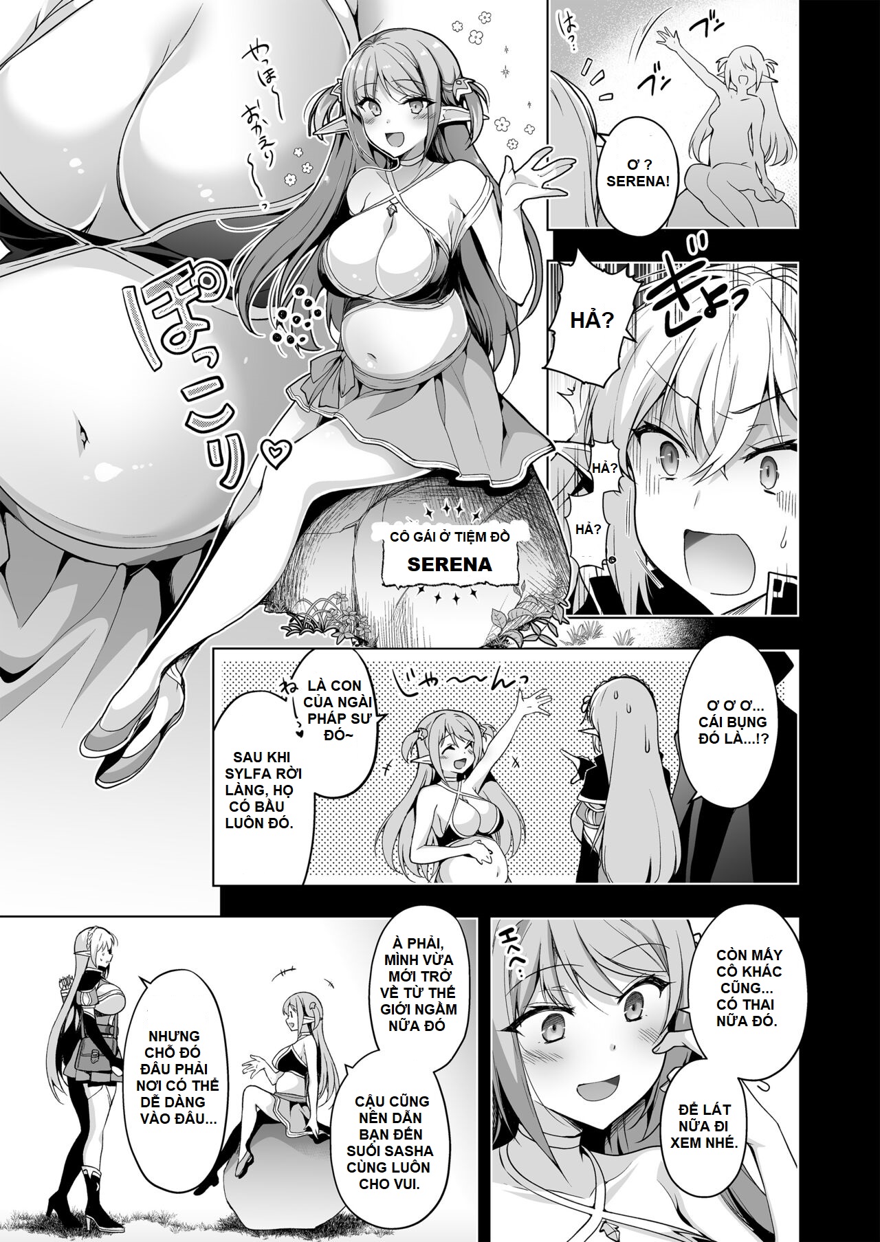 HentaiVN.net - Ảnh 24 - Elf ni Inmon o Tsukeru Hon - Chap 3