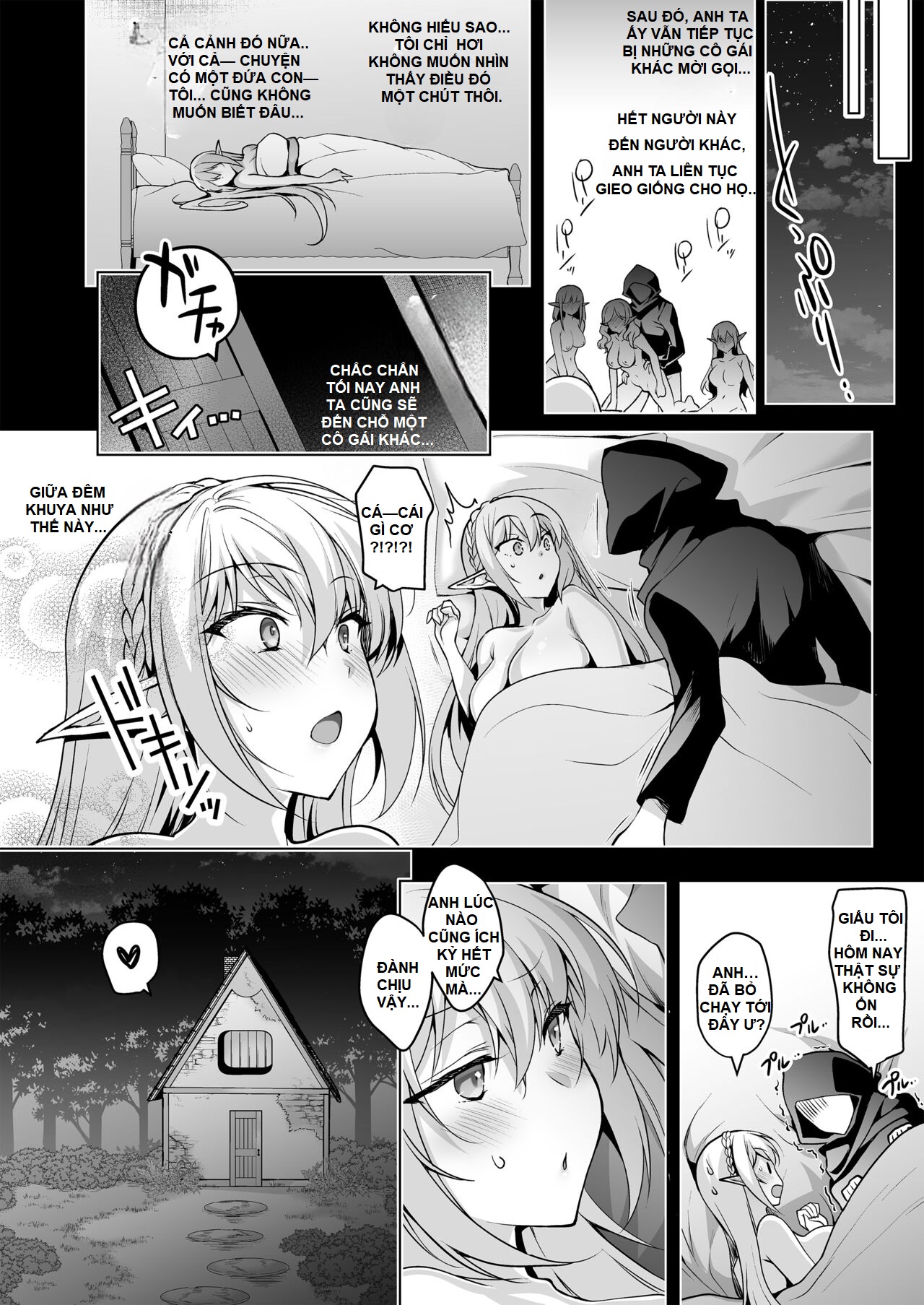 HentaiVN.net - Ảnh 51 - Elf ni Inmon o Tsukeru Hon - Chap 3