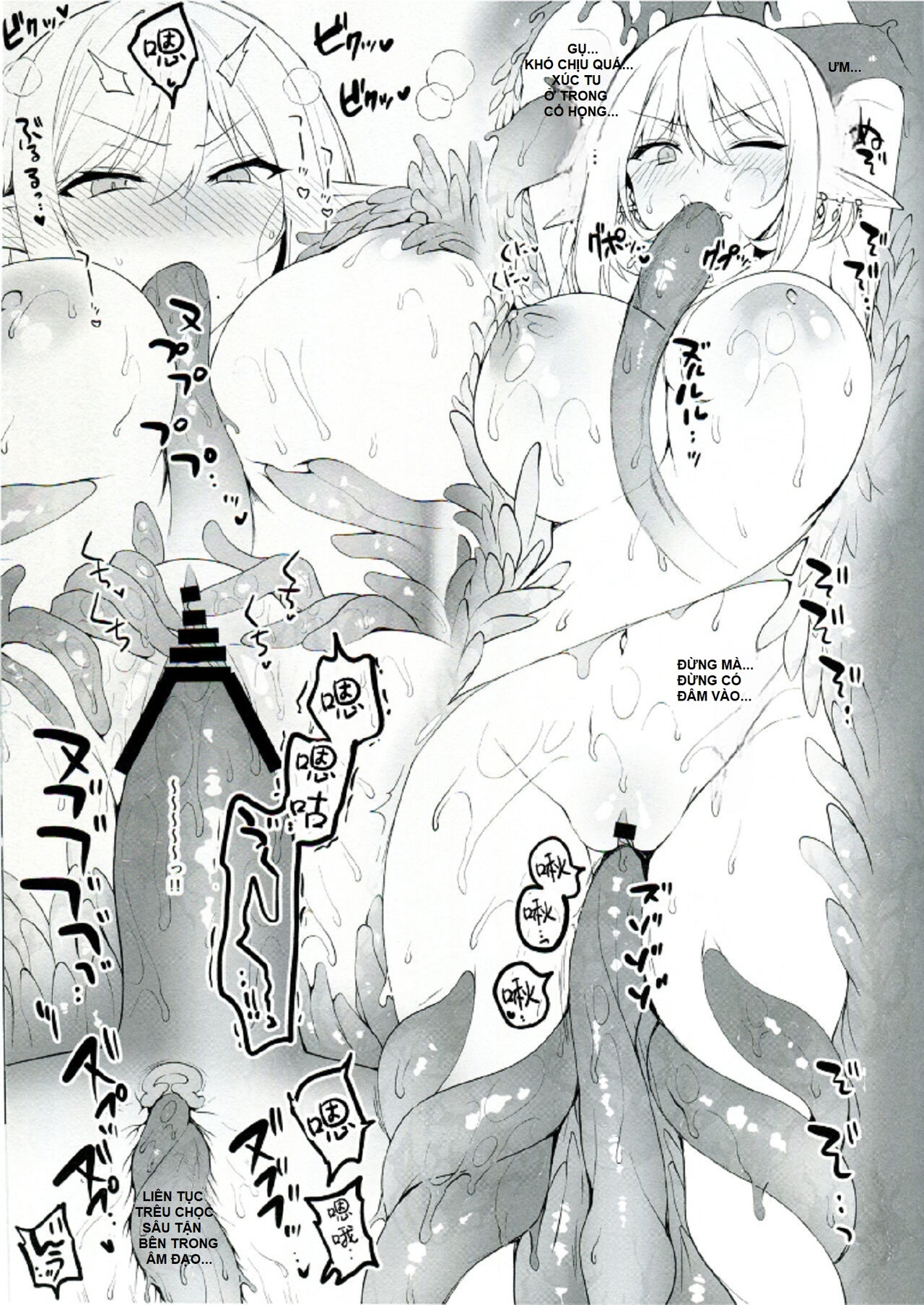 HentaiVN.net - Ảnh 7 - Elf ni Inmon o Tsukeru Hon - Chap 4