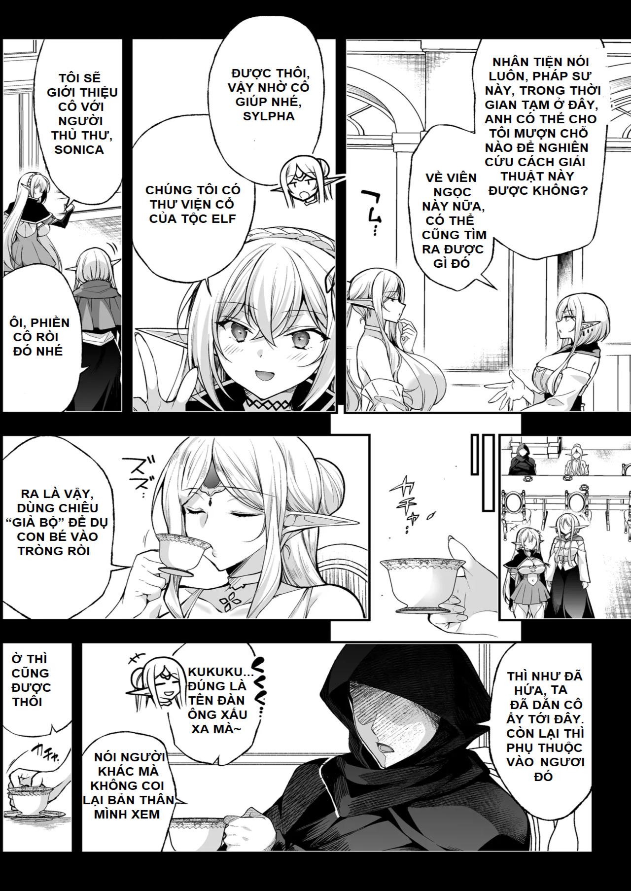HentaiVN.net - Ảnh 18 - Elf ni Inmon o Tsukeru Hon - Chap 5