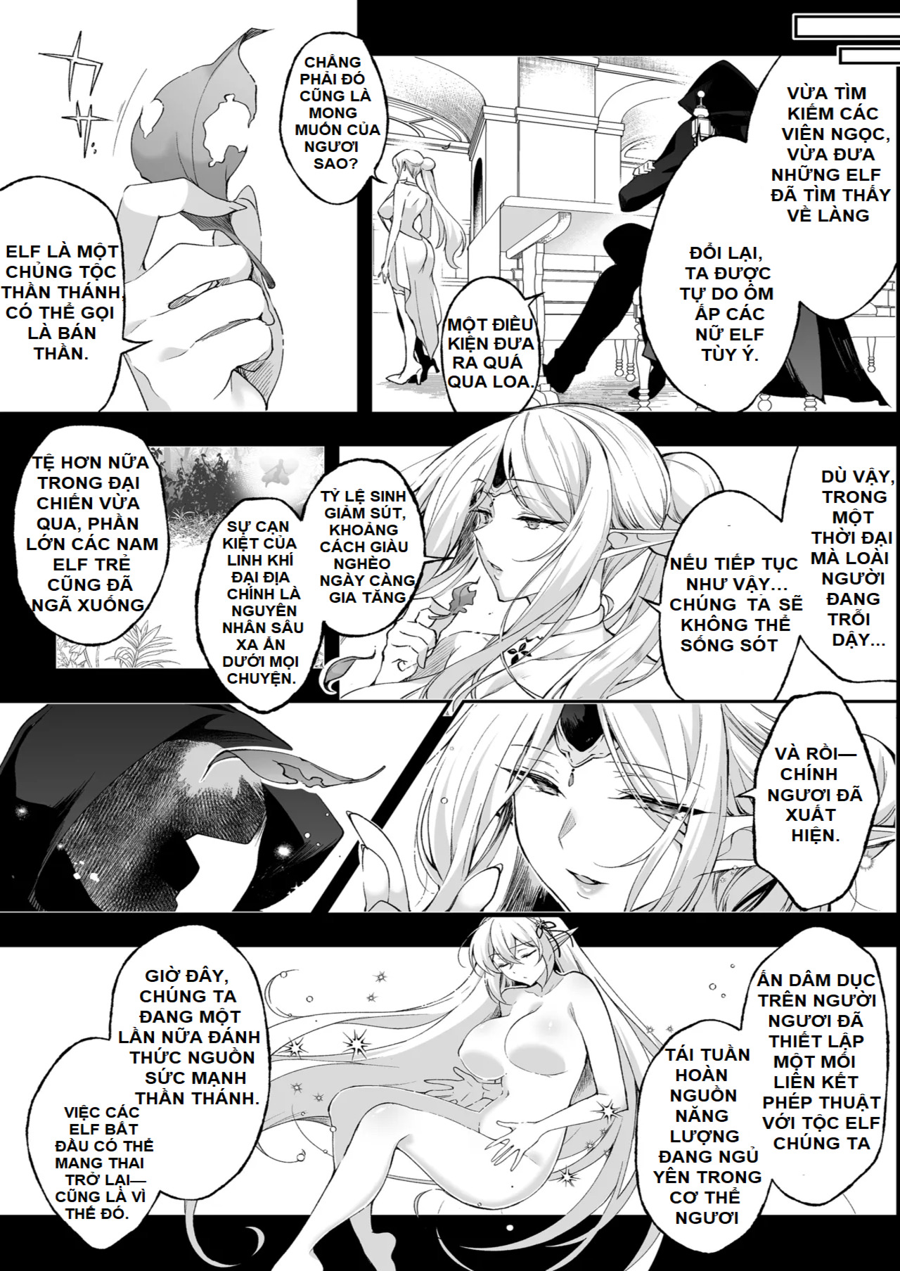 HentaiVN.net - Ảnh 21 - Elf ni Inmon o Tsukeru Hon - Chap 5