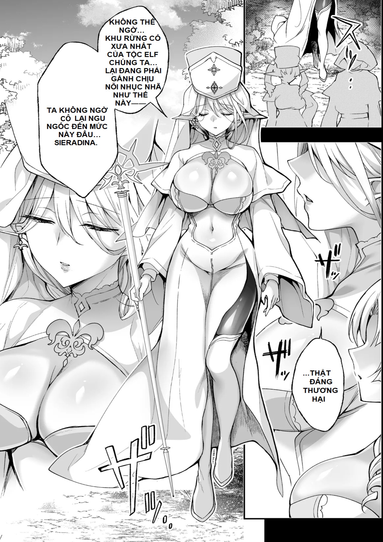 HentaiVN.net - Ảnh 45 - Elf ni Inmon o Tsukeru Hon - Chap 5