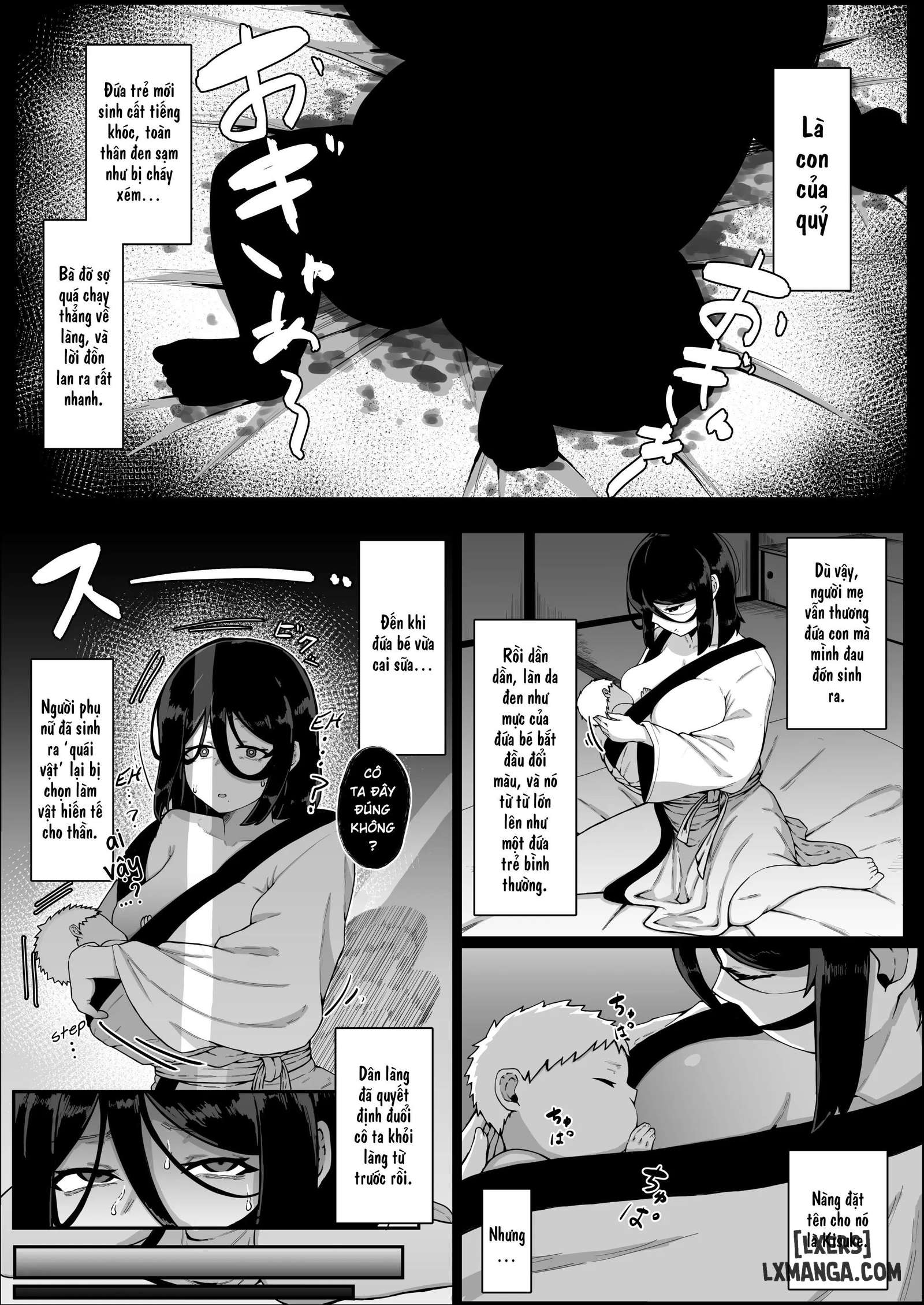 HentaiVN.net - Ảnh 12 - Ikenie Boshi Koubi -Mura no Ikenie to Natta Boshi wa Yami no Soko de Eikyuu ni Koubi Suru - Chap 1