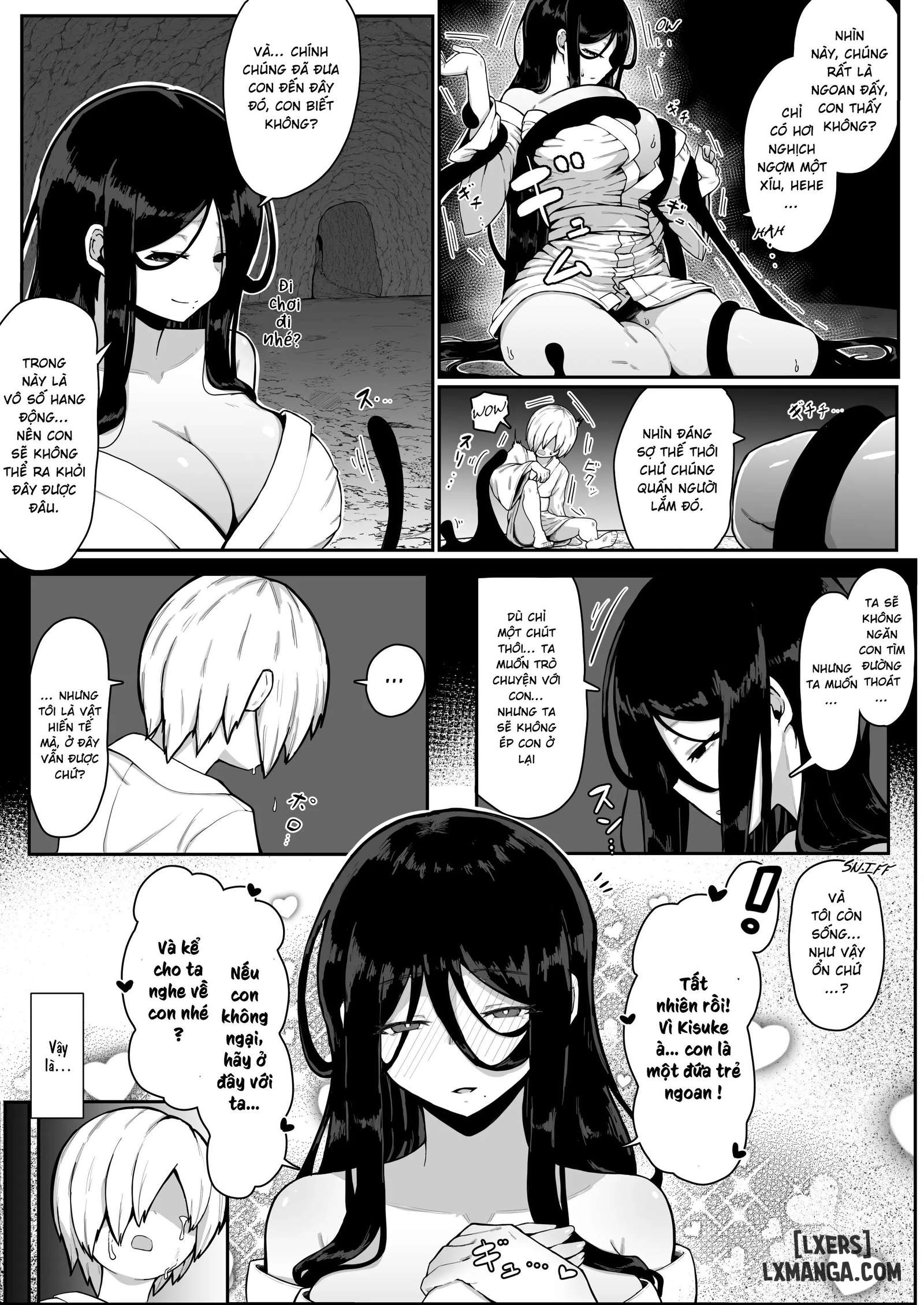 HentaiVN.net - Ảnh 8 - Ikenie Boshi Koubi -Mura no Ikenie to Natta Boshi wa Yami no Soko de Eikyuu ni Koubi Suru - Chap 1