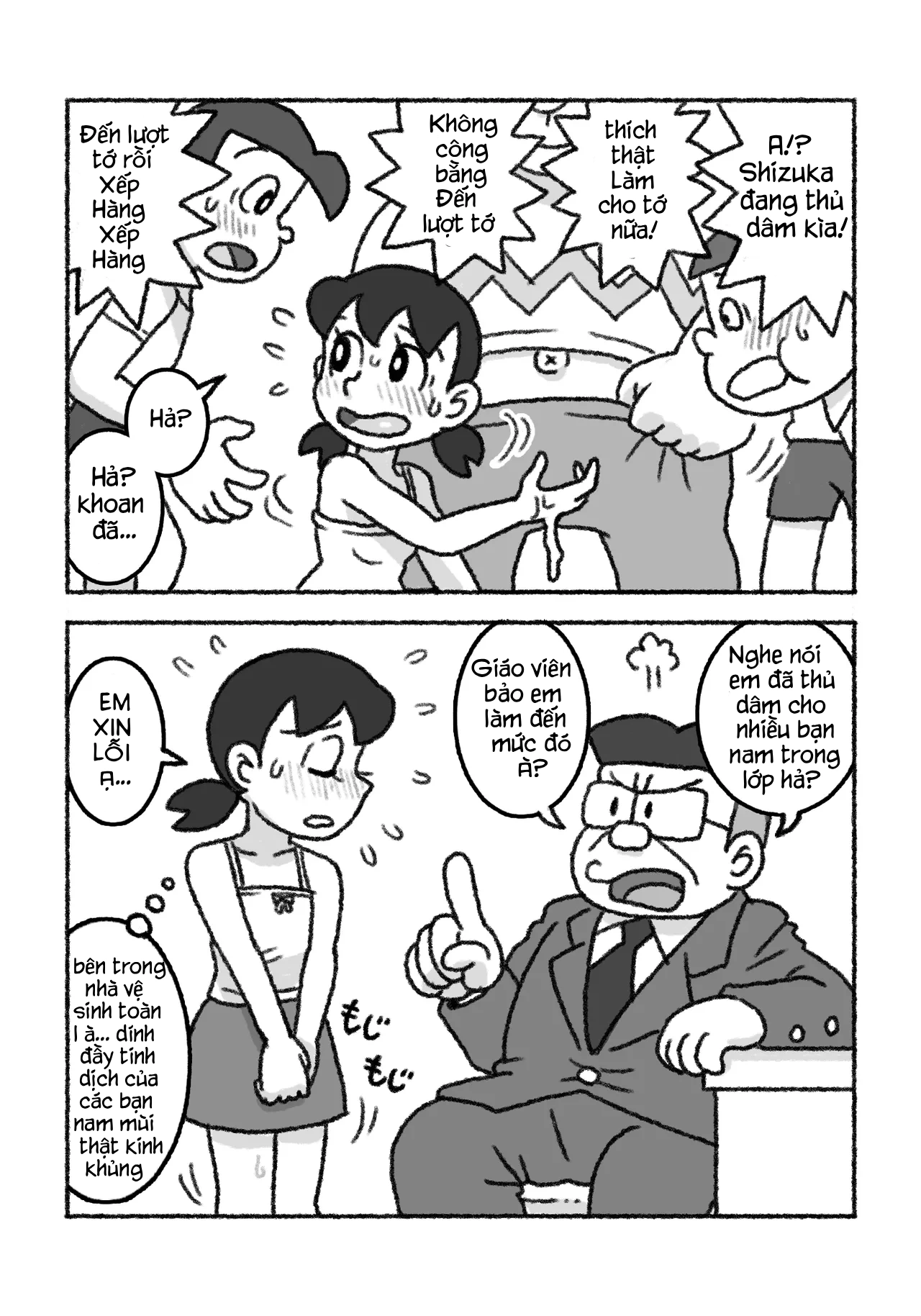 HentaiVN.net - Ảnh 15 - Giáo Dục Giới Tính Doraemon [Mới Tập Dịch] - Chap 3