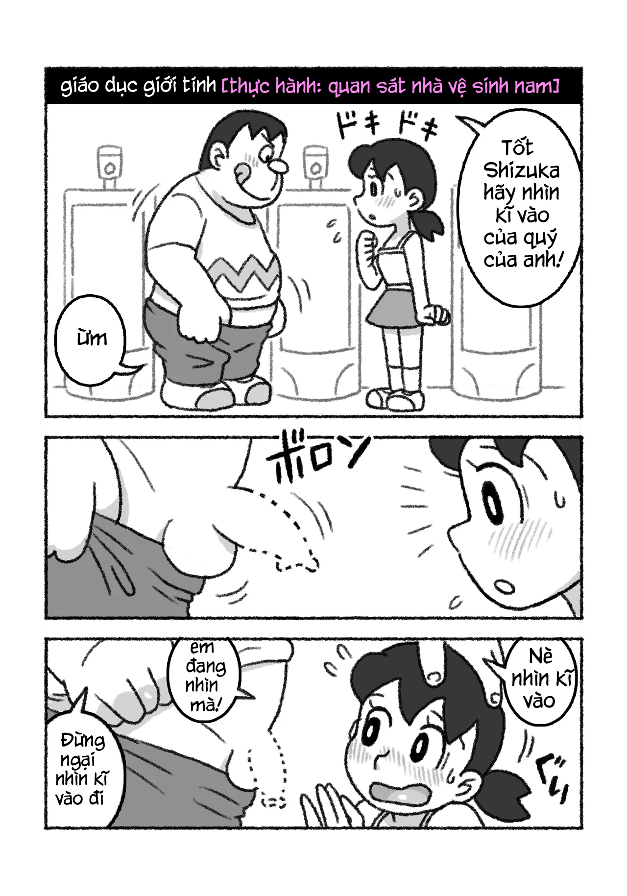HentaiVN.net - Ảnh 9 - Giáo Dục Giới Tính Doraemon [Mới Tập Dịch] - Chap 3