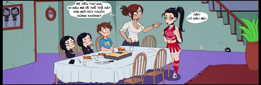 HentaiVN.net - Ảnh 3 - Mẹ Em Là FBI! [Shadman's FBI Mom] - Chap 5