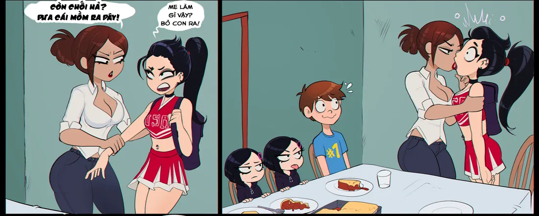 HentaiVN.net - Ảnh 4 - Mẹ Em Là FBI! [Shadman's FBI Mom] - Chap 5