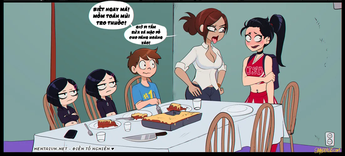 HentaiVN.net - Ảnh 5 - Mẹ Em Là FBI! [Shadman's FBI Mom] - Chap 5